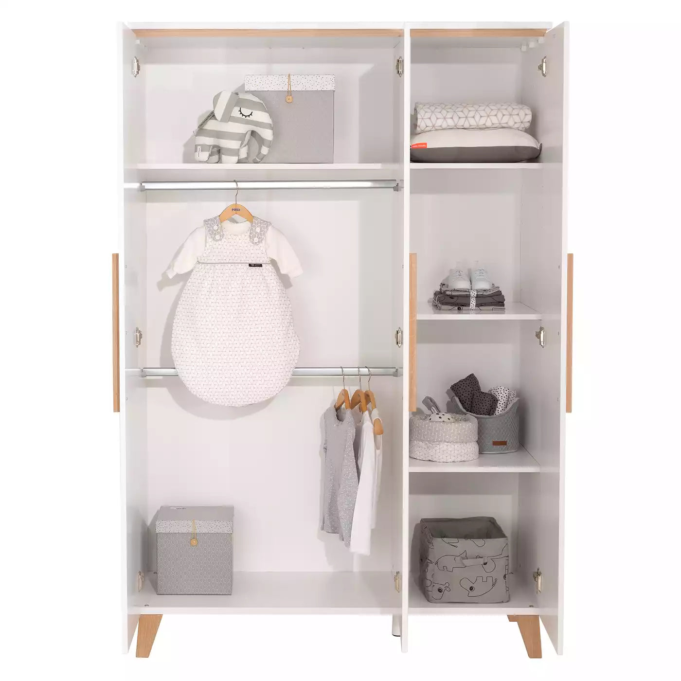 PAIDI 3-türiger Kleiderschrank Julie