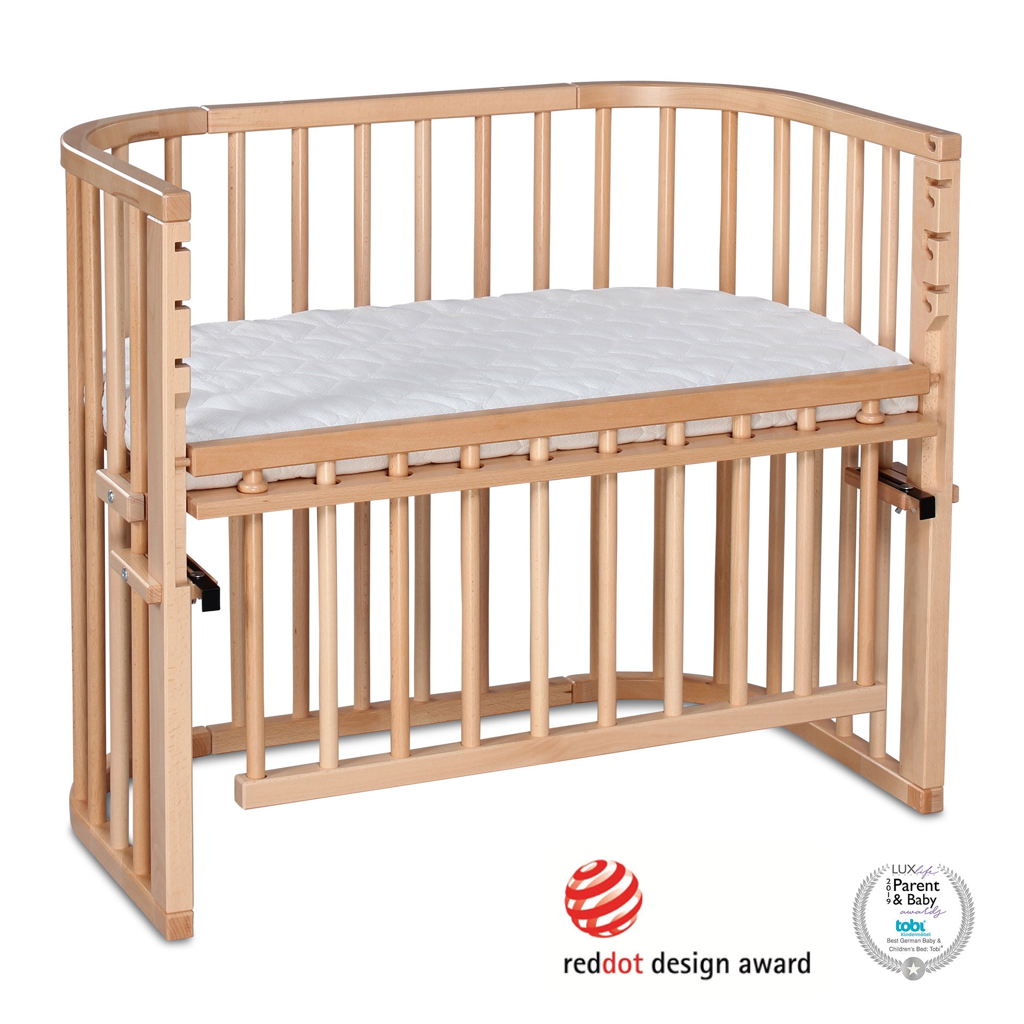 babybay Babybay Maxi Comfort Plus weiß lackiert
