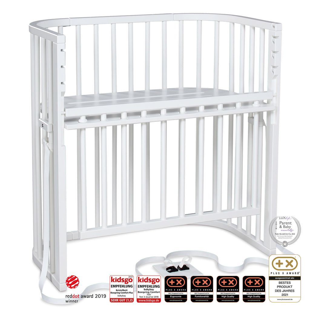 babybay Babybay Boxspring Comfort Plus weiß lackiert