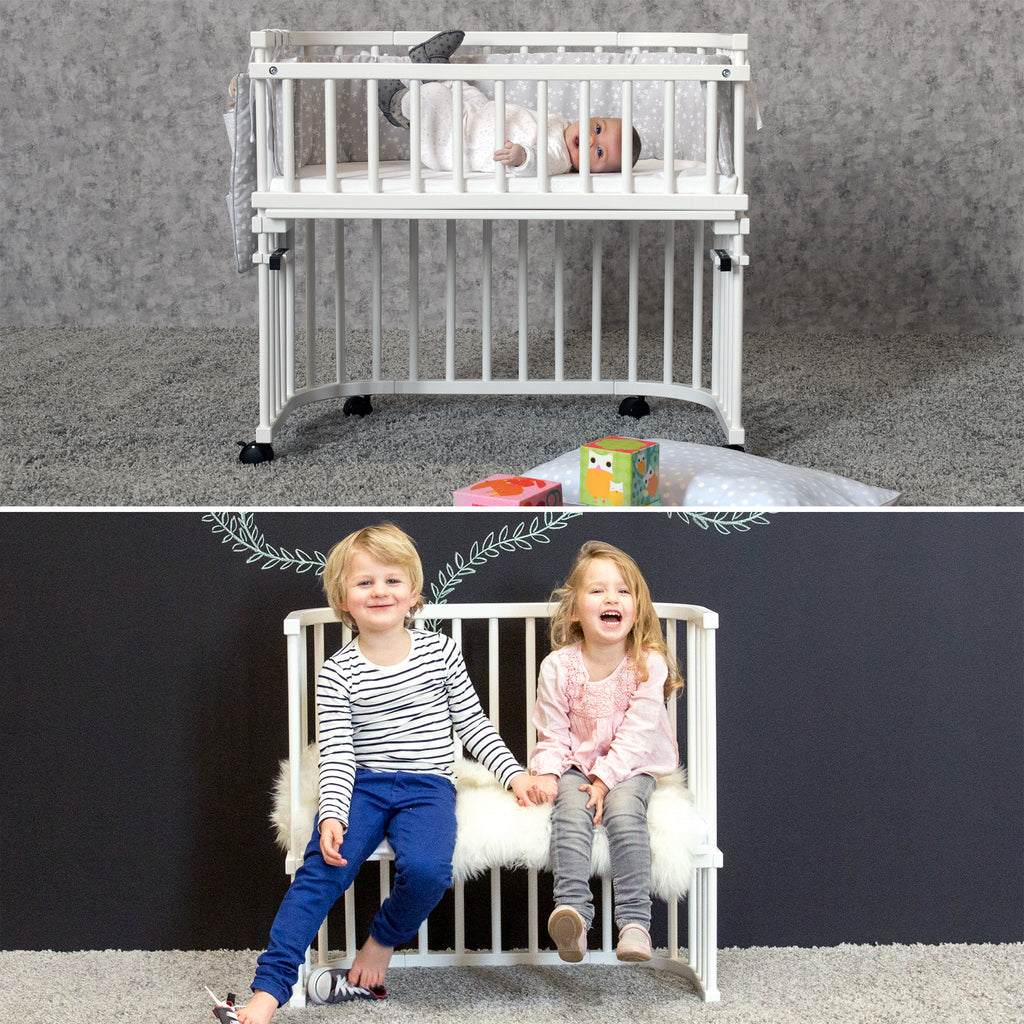 babybay Babybay Boxspring Comfort Plus weiß lackiert