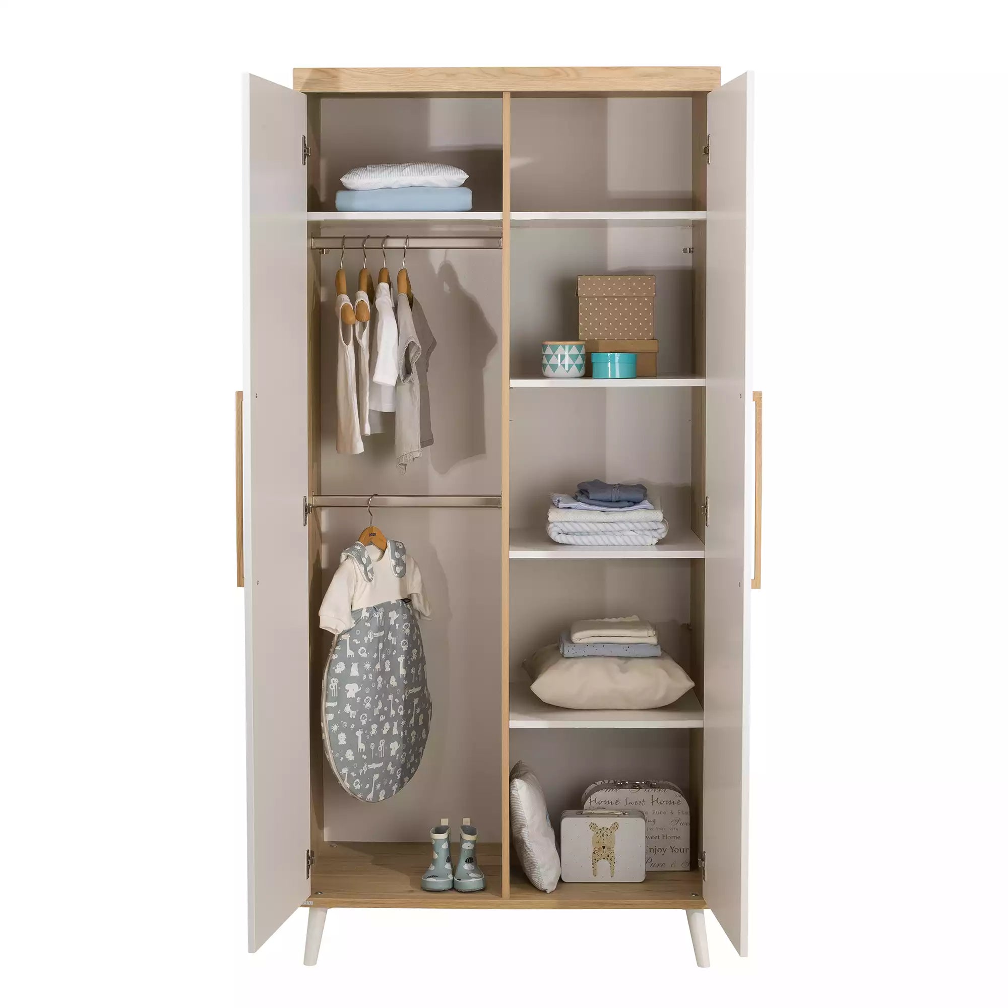 PAIDI 2-türiger Kleiderschrank Valentina