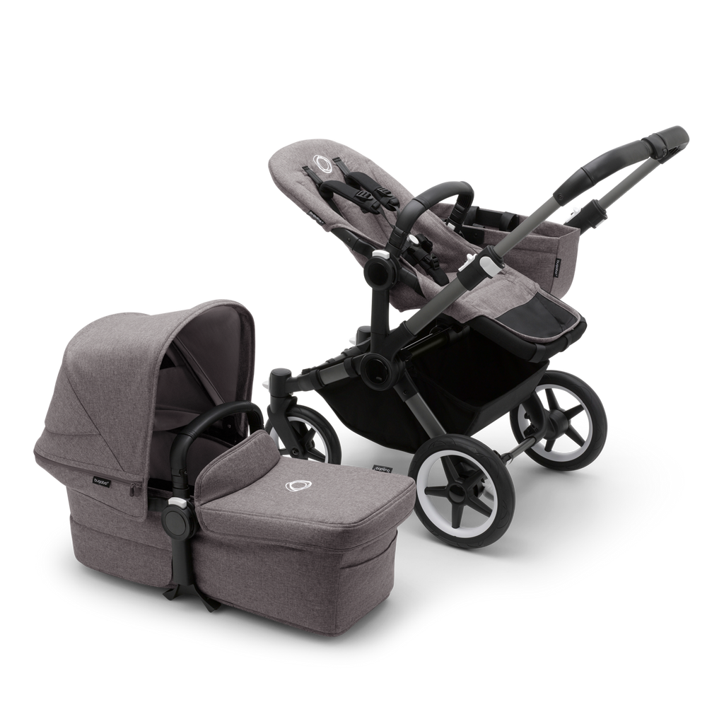 bugaboo Donkey 5 Mono-Kinderwagen, erweiterbar, Stormy Blue
