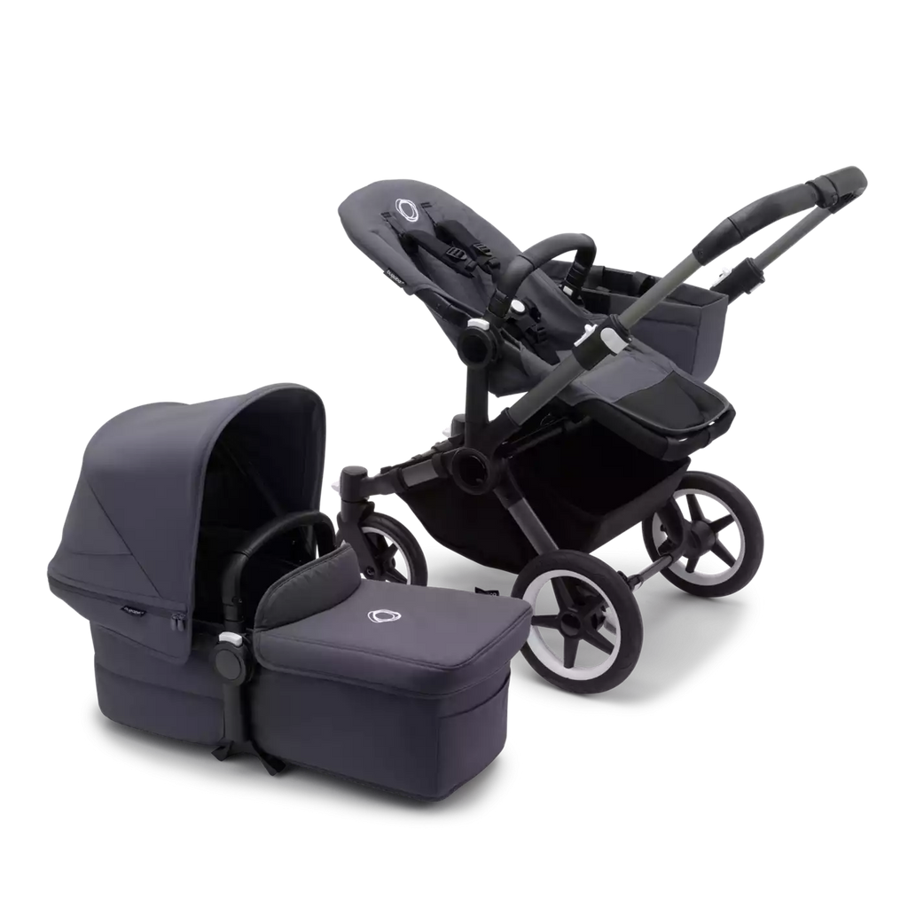 bugaboo Donkey 5 Mono-Kinderwagen, erweiterbar, Stormy Blue
