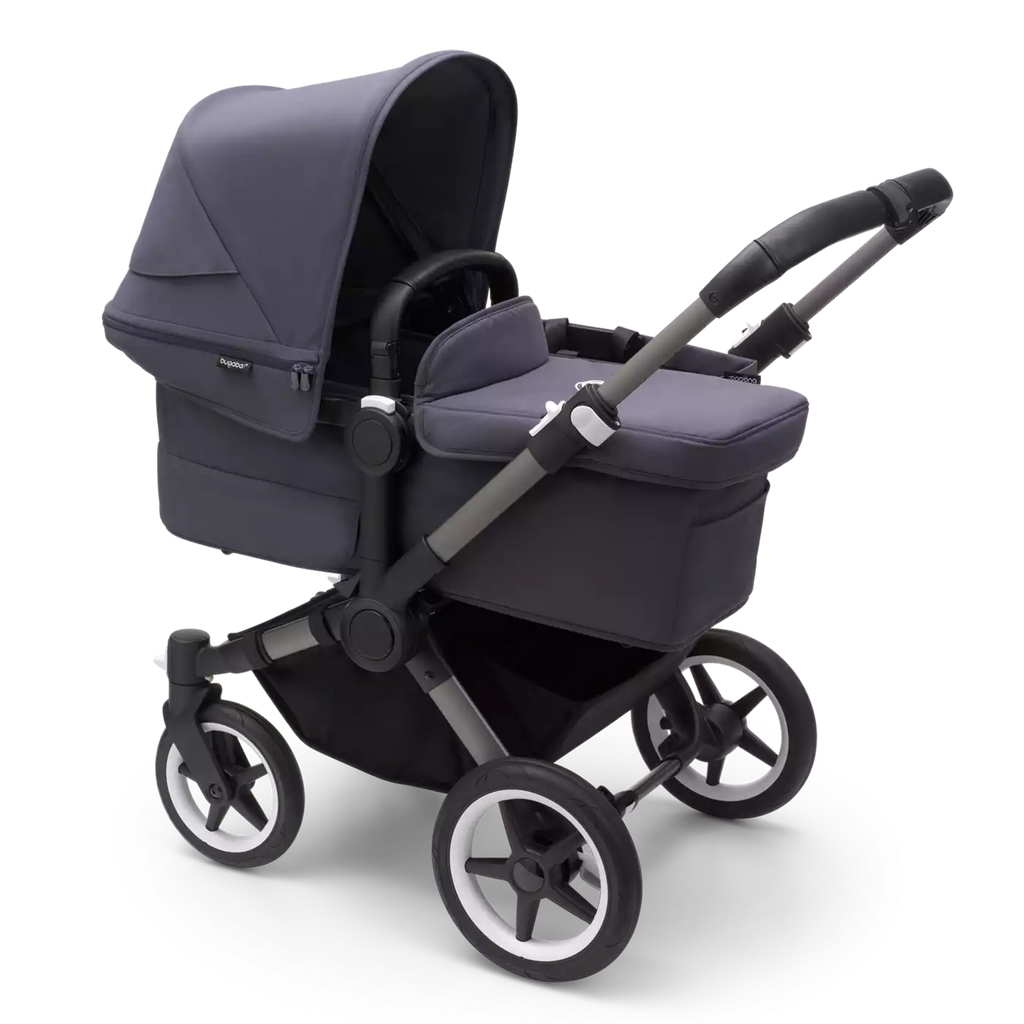bugaboo Donkey 5 Mono-Kinderwagen, erweiterbar, Stormy Blue