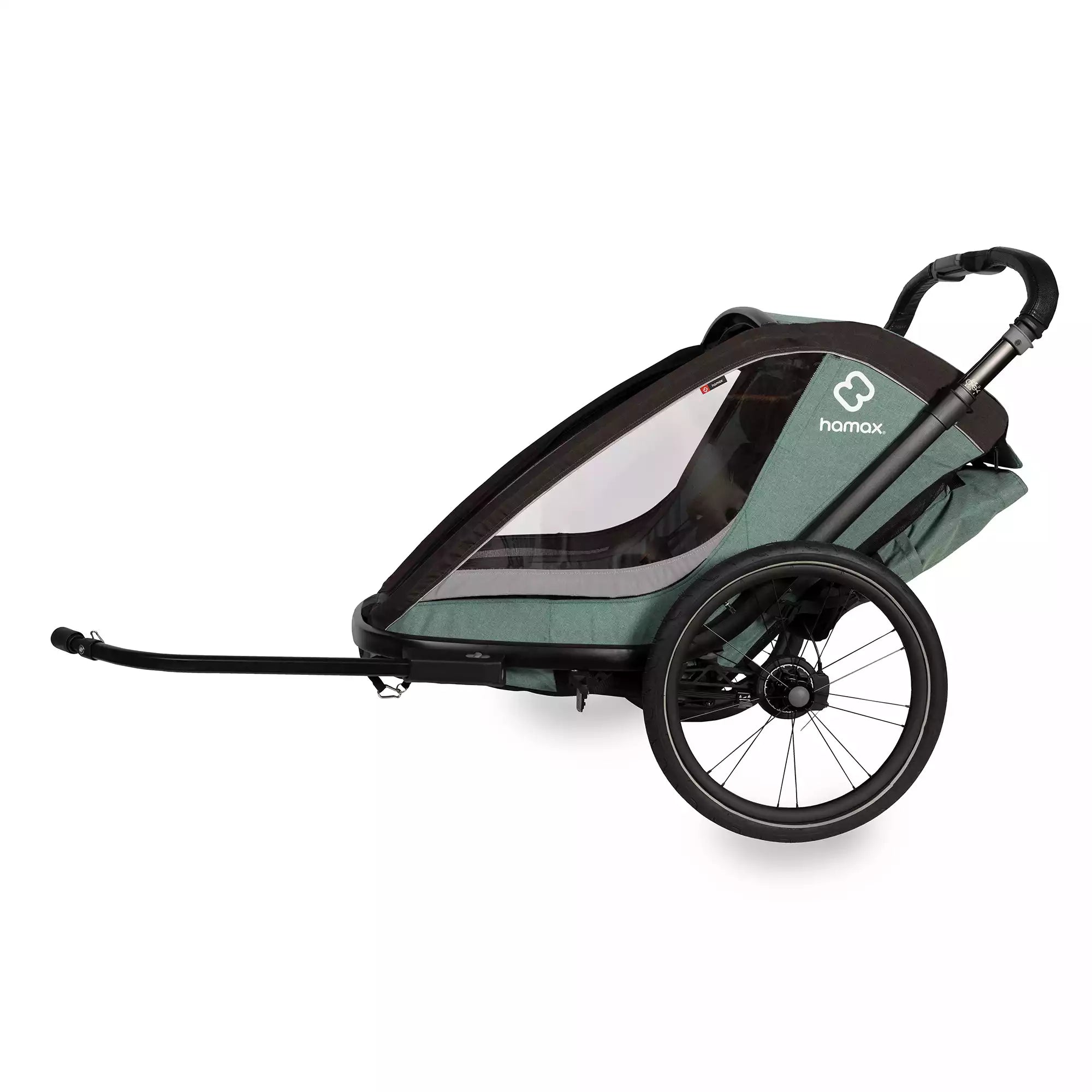 hamax Cocoon One Einsitzer Green/Black