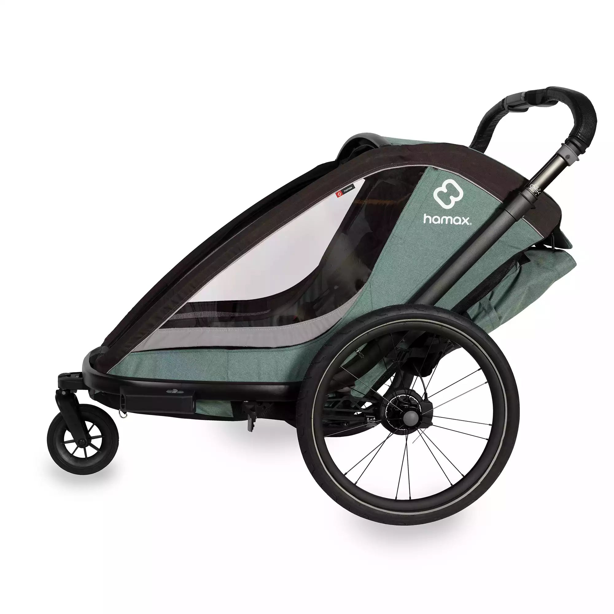 hamax Cocoon One Einsitzer Green/Black