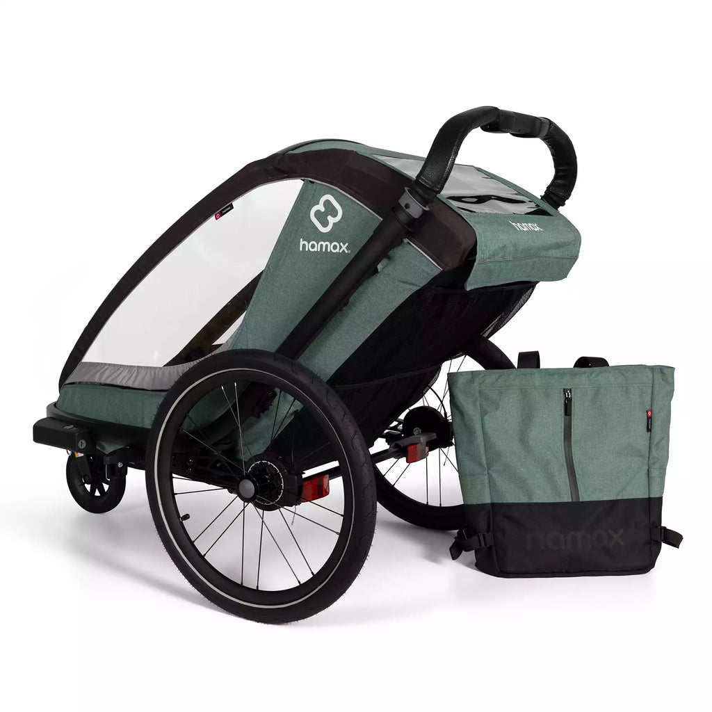 hamax Cocoon One Einsitzer Green/Black