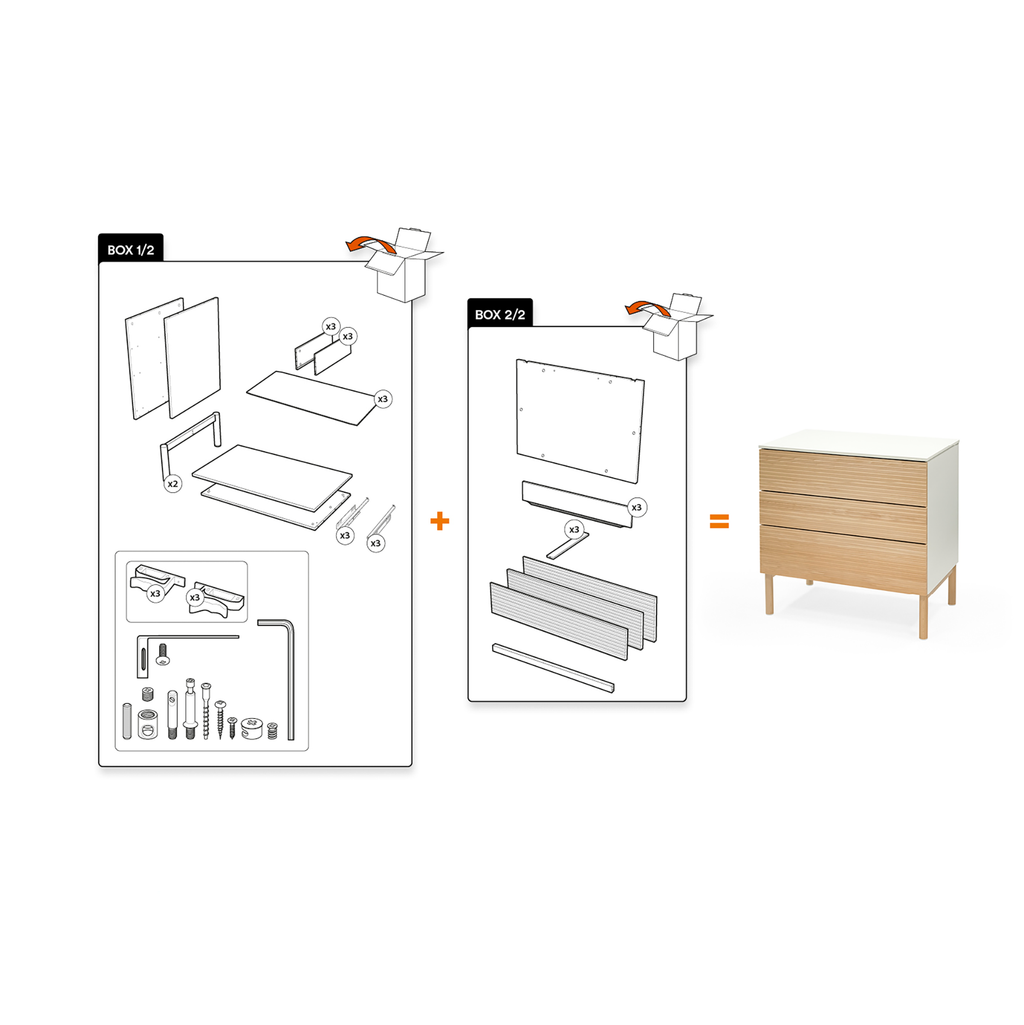 STOKKE Sleepi™ Kommode Natural Teil 1 von 2