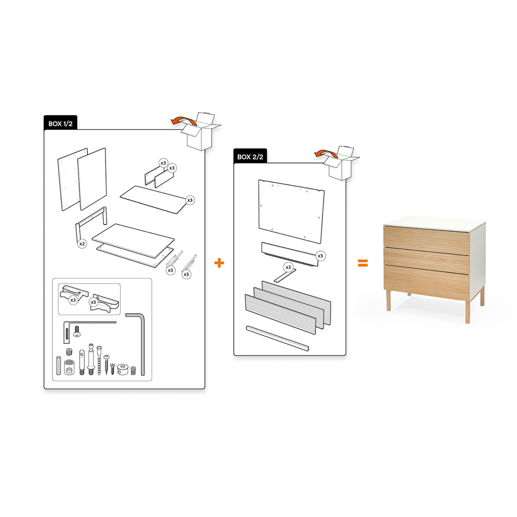 STOKKE Sleepi™ Kommode White Teil 2 von 2