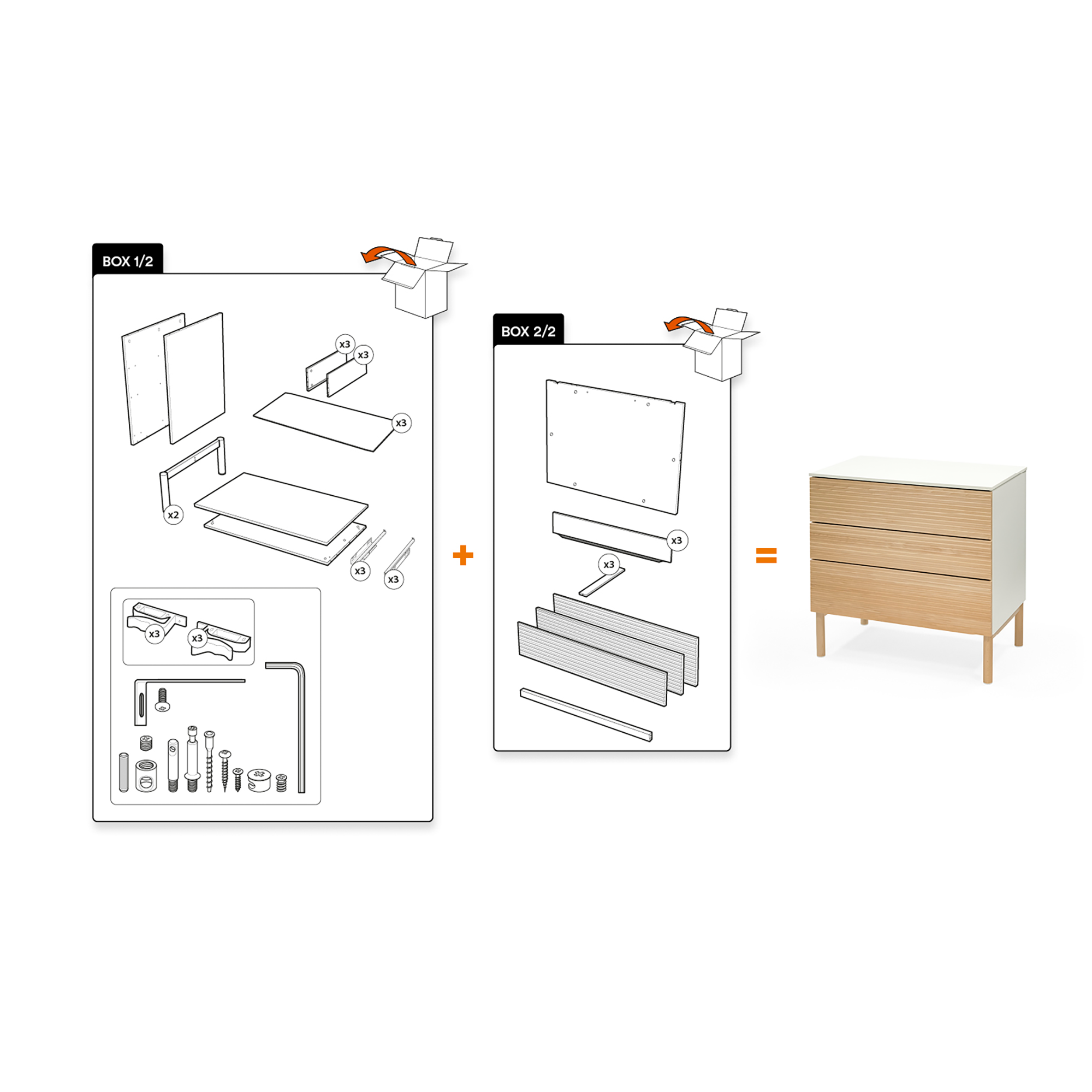 STOKKE Sleepi™ Kommode White Teil 2 von 2