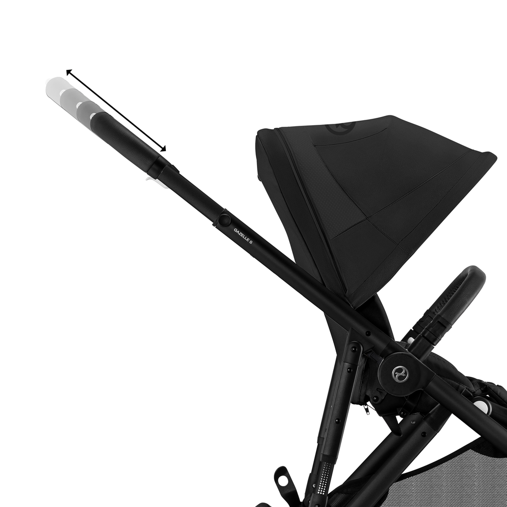 cybex Gazelle S Moon Black (Black Frame)