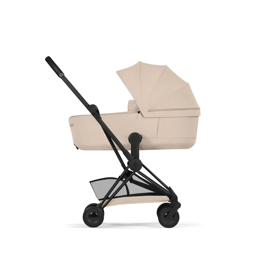cybex PLATINUM Coya Comfort Cozy Beige / Matt Black Rahmen inkl. Babywanne
