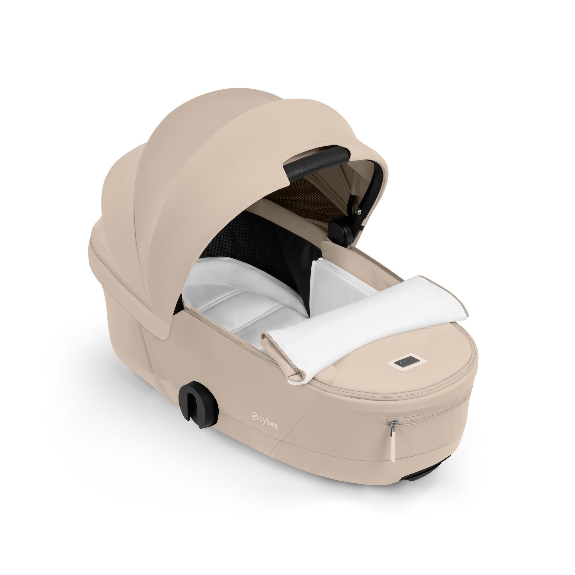 cybex PLATINUM Coya Comfort Cozy Beige / Matt Black Rahmen inkl. Babywanne