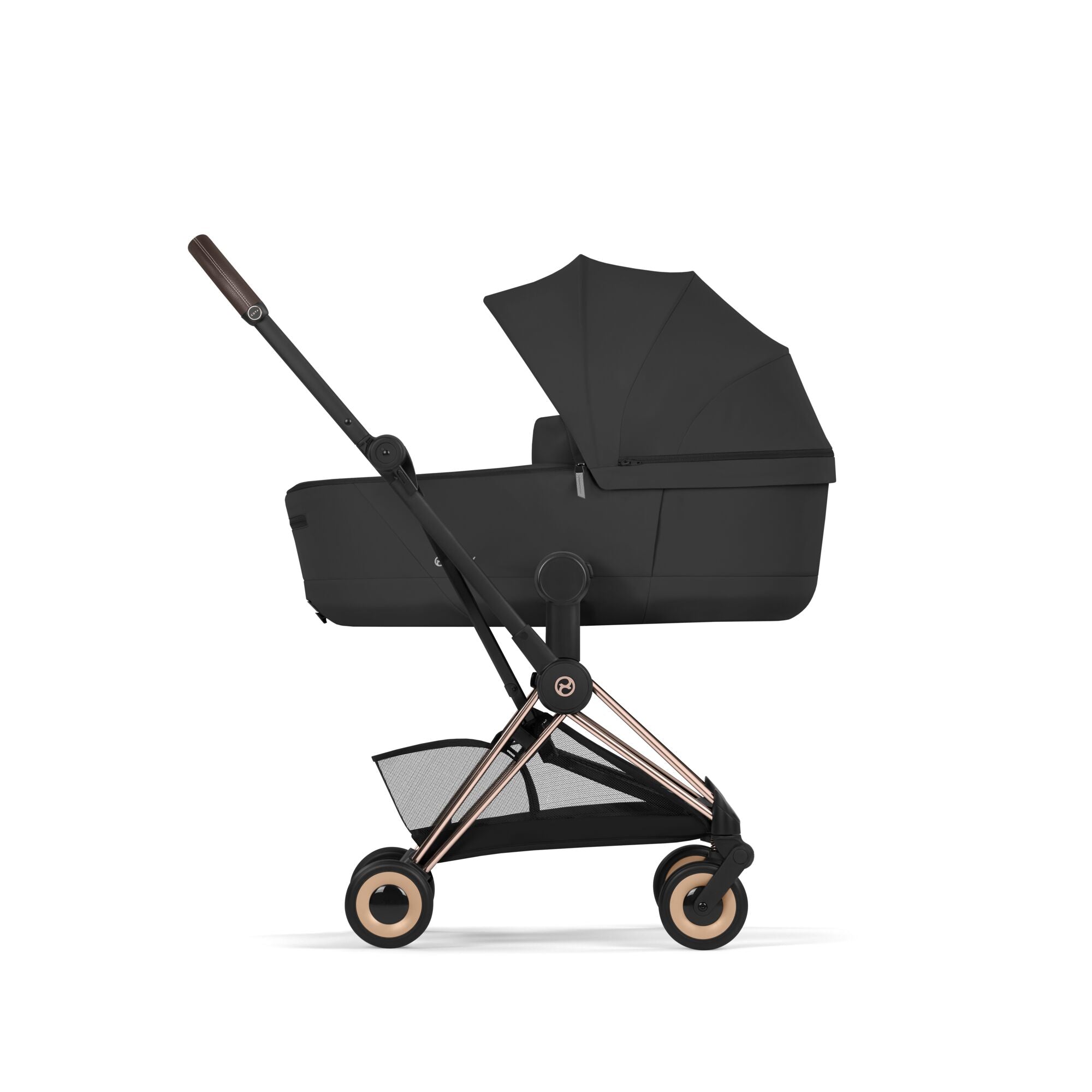 cybex PLATINUM Coya Comfort Sepia Black / Rosegold Rahmen inkl. Babywanne