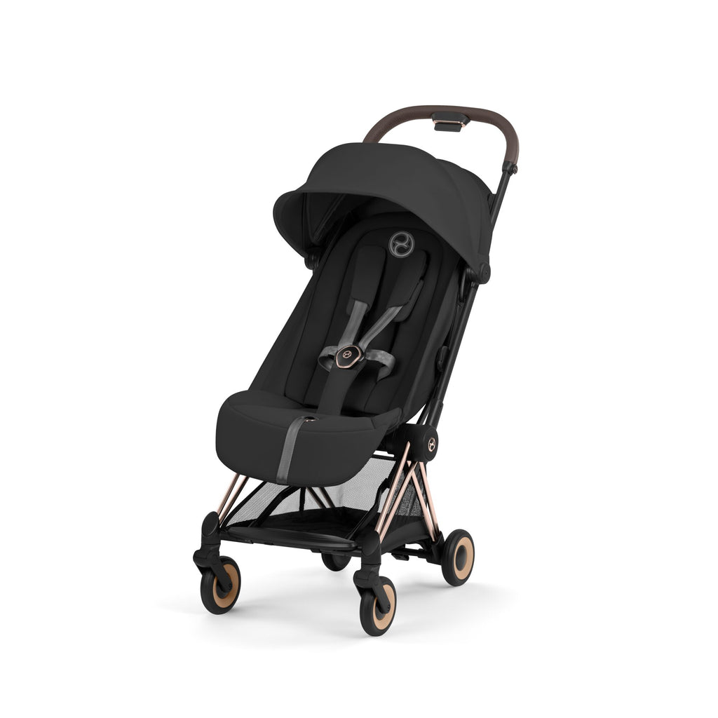 cybex PLATINUM Coya Comfort Sepia Black / Rosegold Rahmen inkl. Babywanne