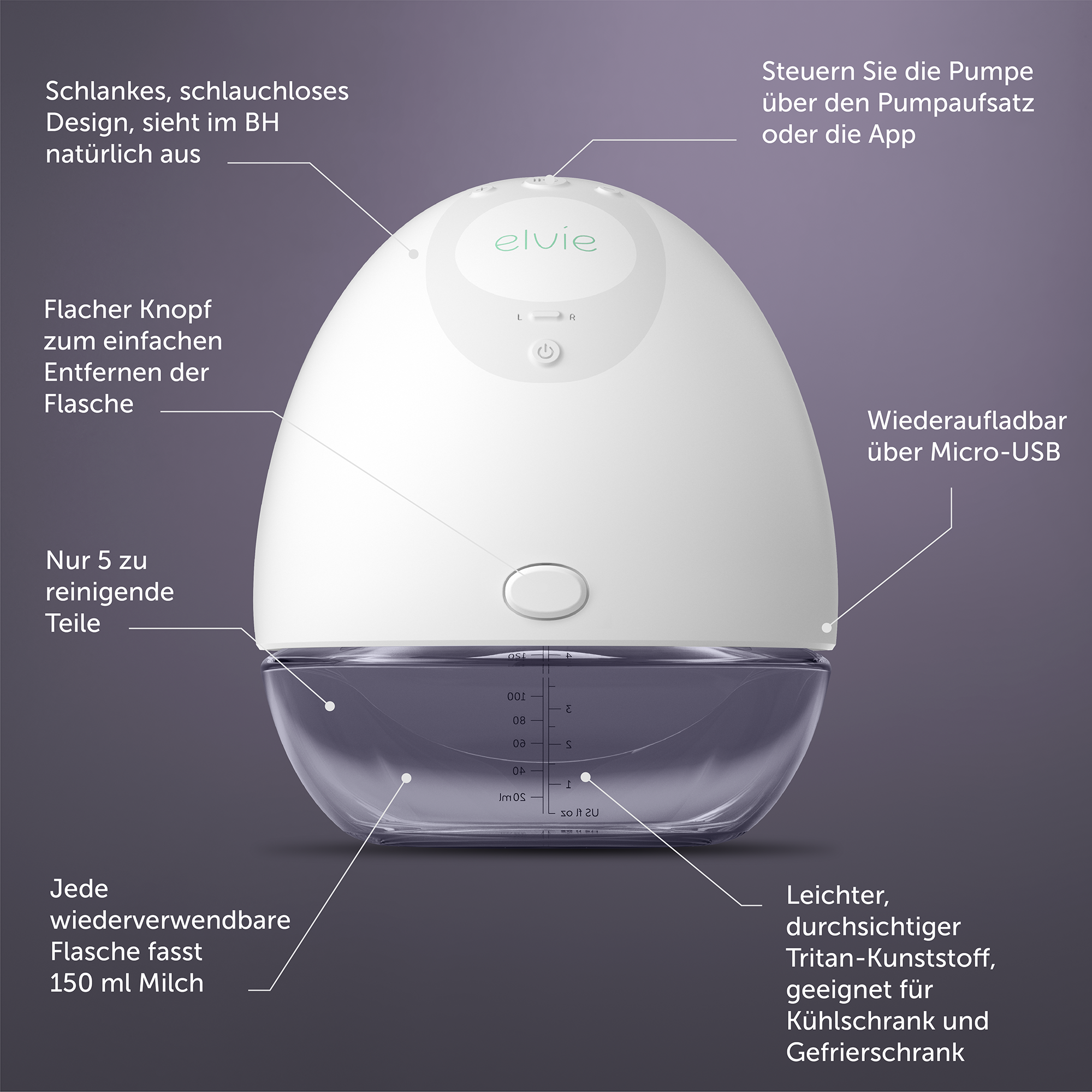 elvie Elvie Pump - Elektrische Einzelpumpe
