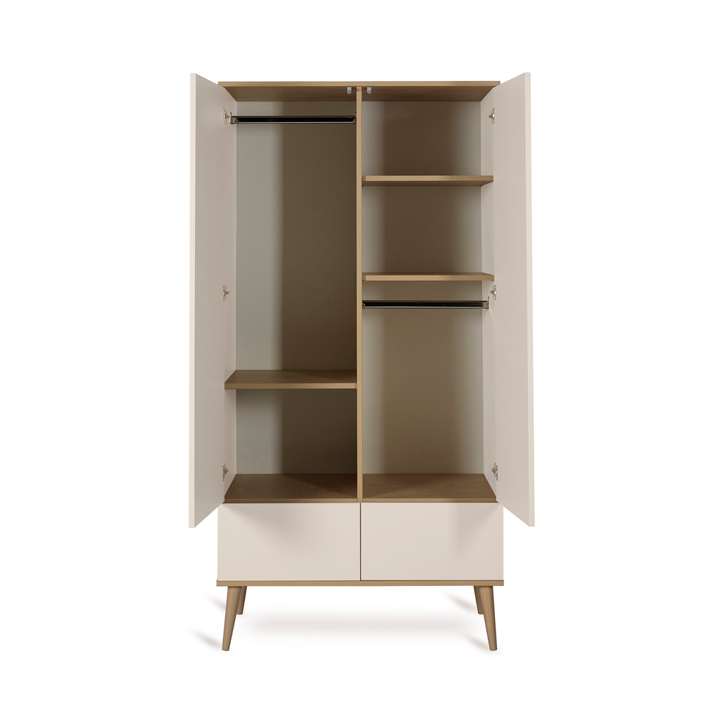 Quax 2-türiger Kleiderschrank Flow