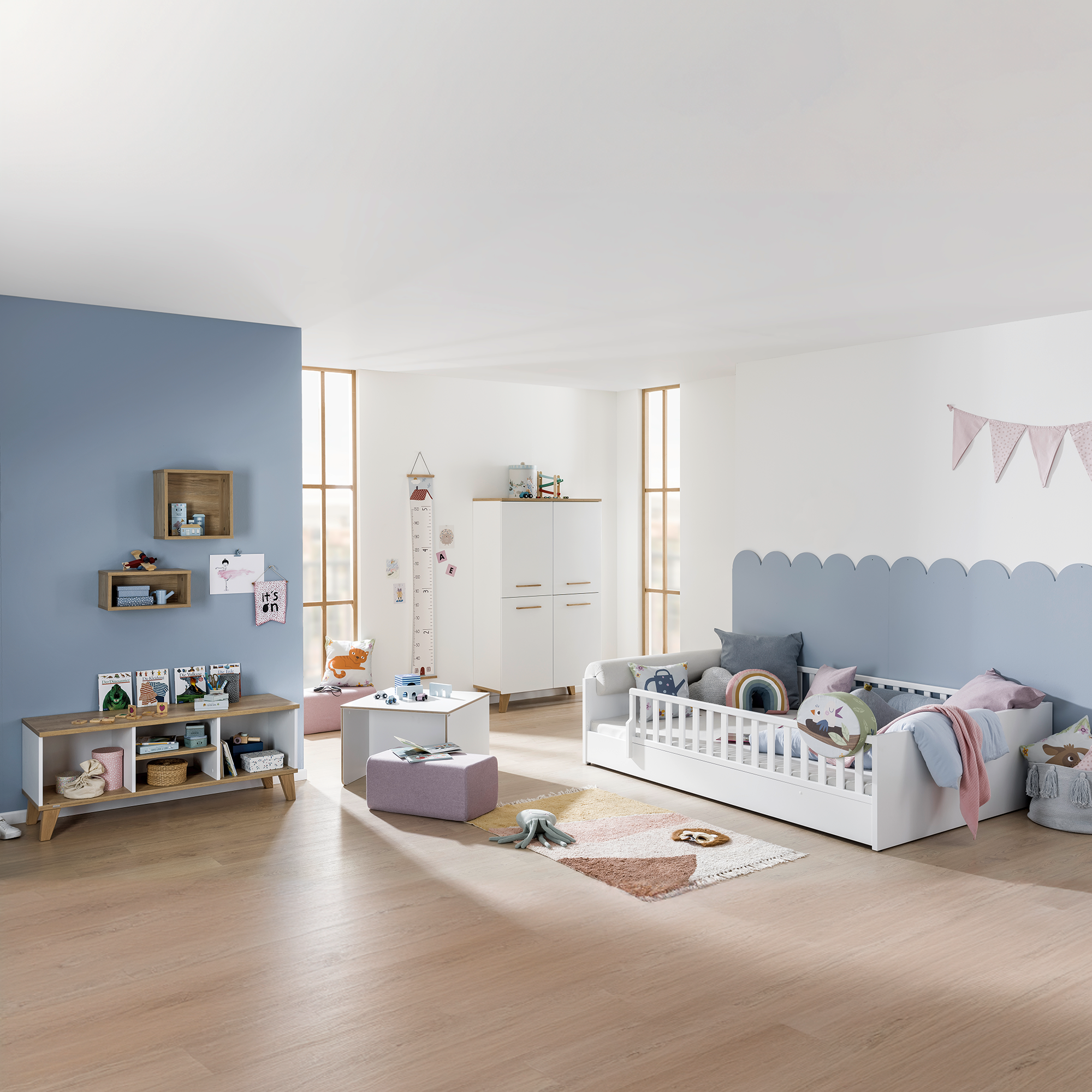 PAIDI Bodenbett Little Flo 90 x 200 cm