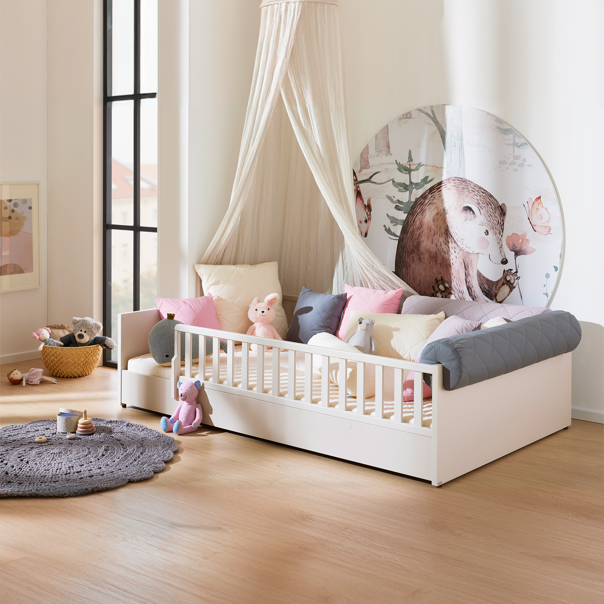 PAIDI Bodenbett Little Flo 120 x 200 cm