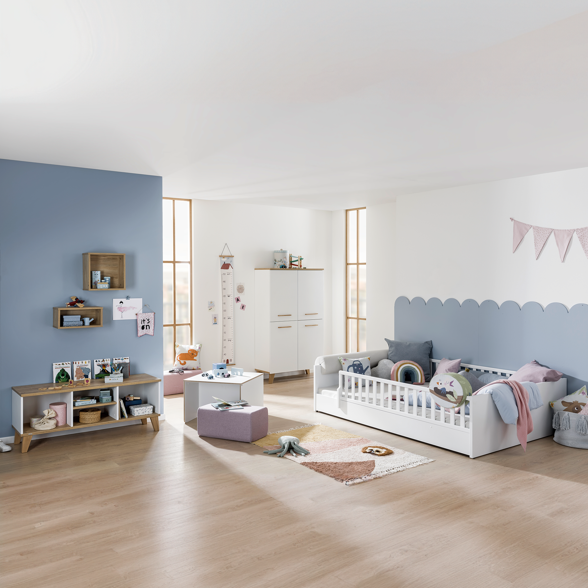 PAIDI Bodenbett Little Flo 140 x 200 cm