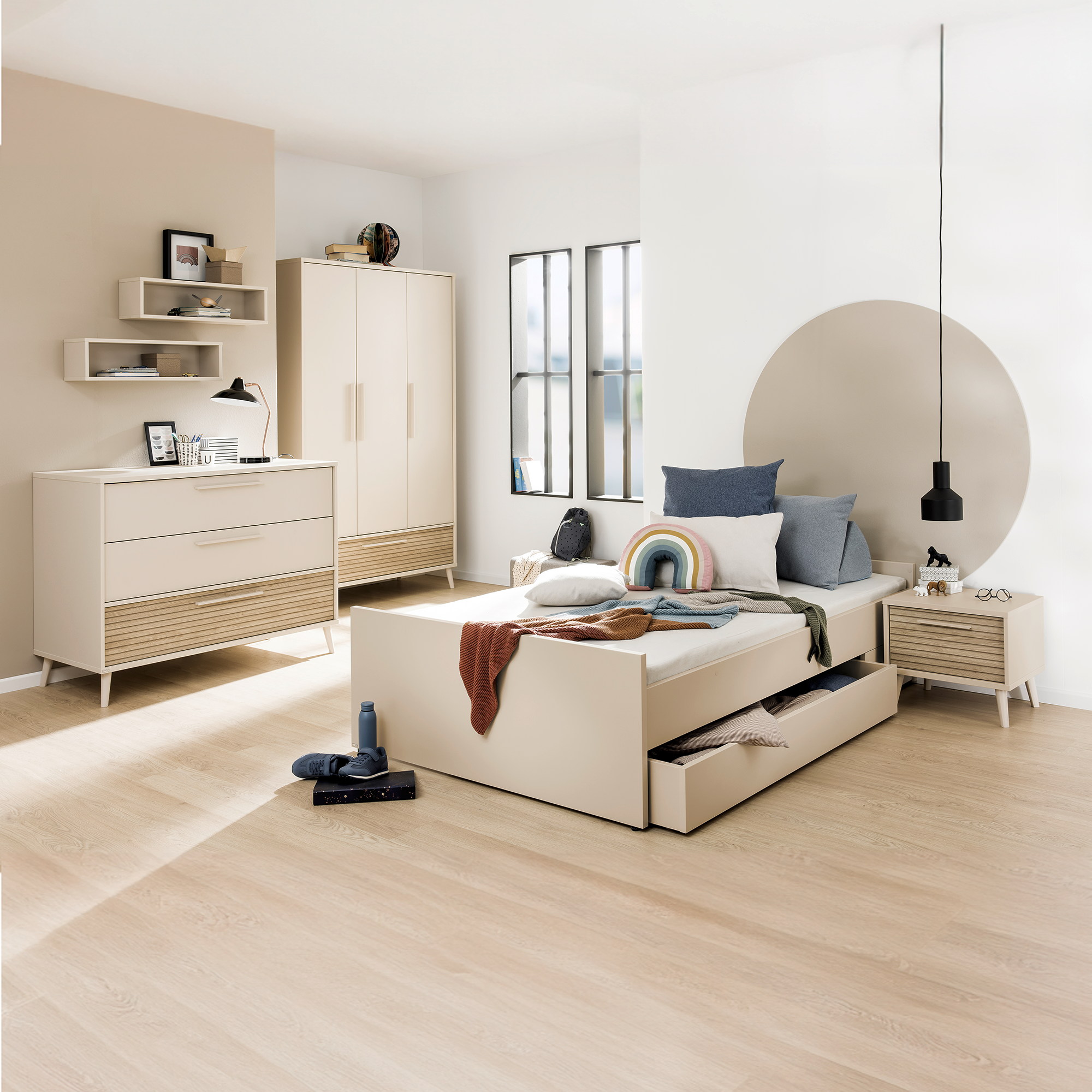 PAIDI Bodenbett Little Flo 140 x 200 cm