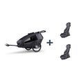 Croozer Yuuna Moonlight Black Set mit zwei Premium Sitzen