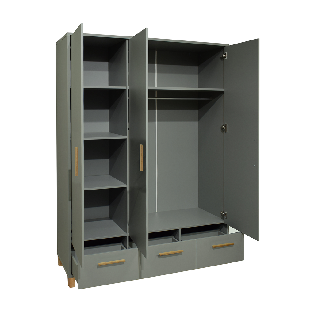 Mäusbacher 3-türiger Kleiderschrank Oli