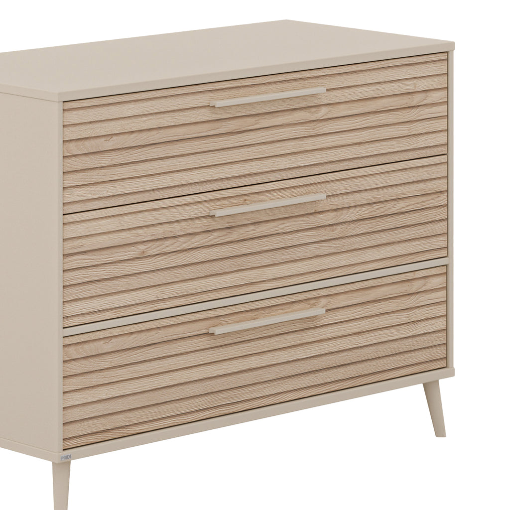 PAIDI breite Wickelkommode Eefje Groovy Oak