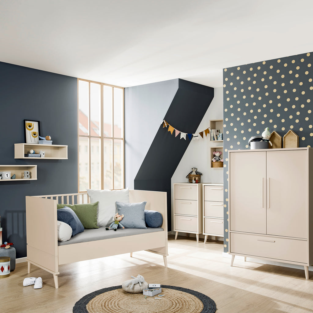 PAIDI 2-türiger Kleiderschrank Eefje Tiny Groovy Oak
