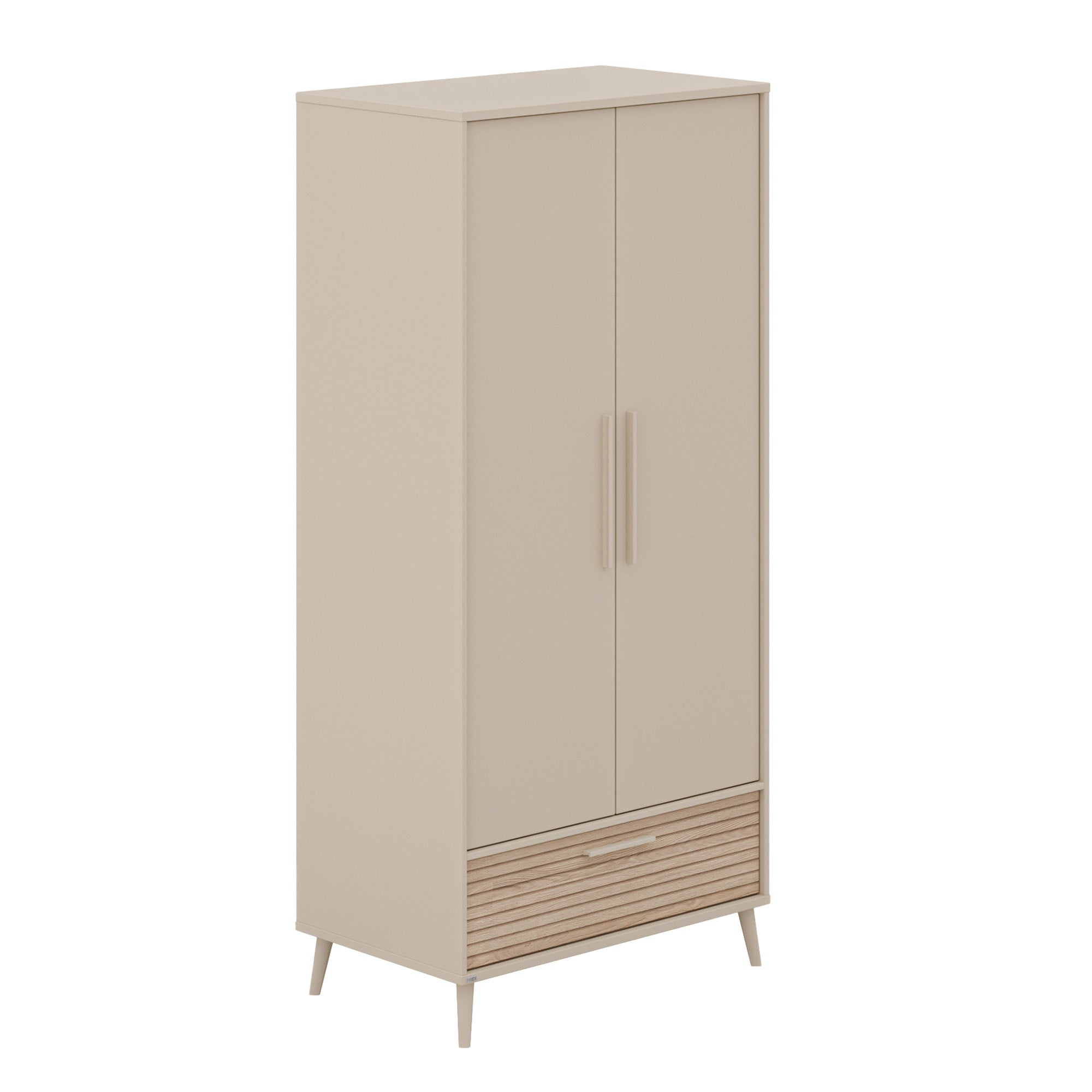 PAIDI 2-türiger Kleiderschrank Eefje Groovy Oak