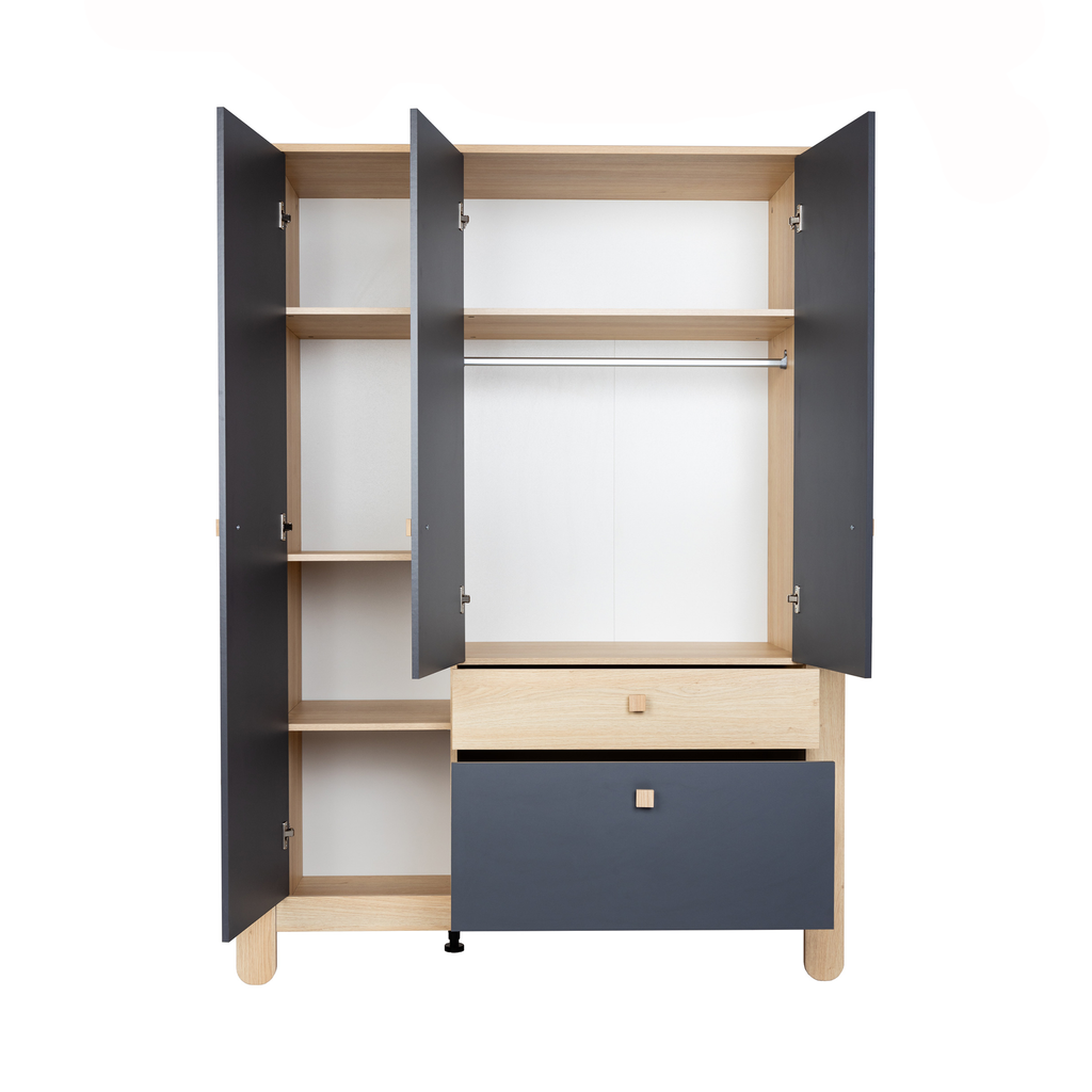 LITTLE ONE 3-türiger Kleiderschrank Cozy Room