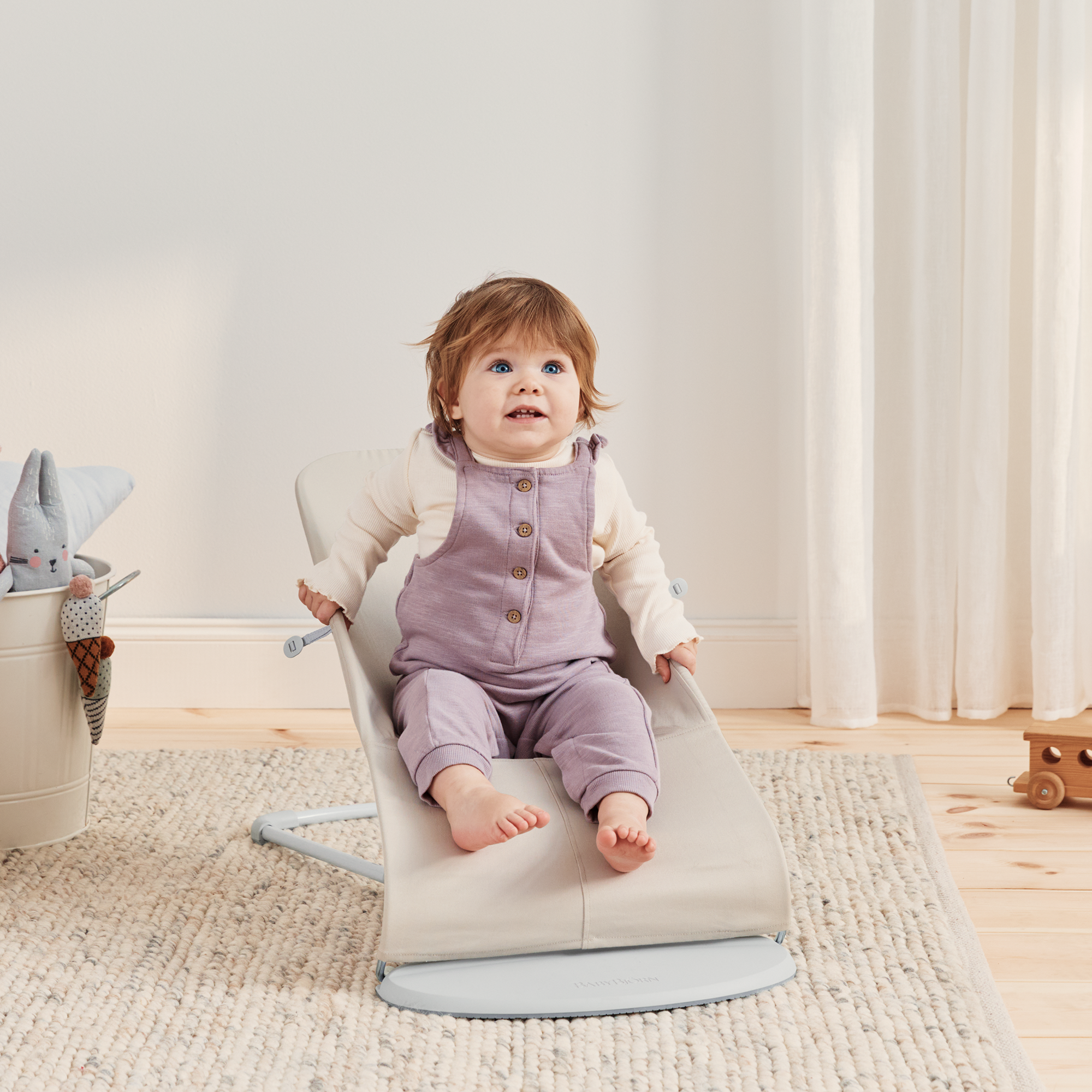BABYBJÖRN Babywippe Bliss 3D Jersey Light Beige