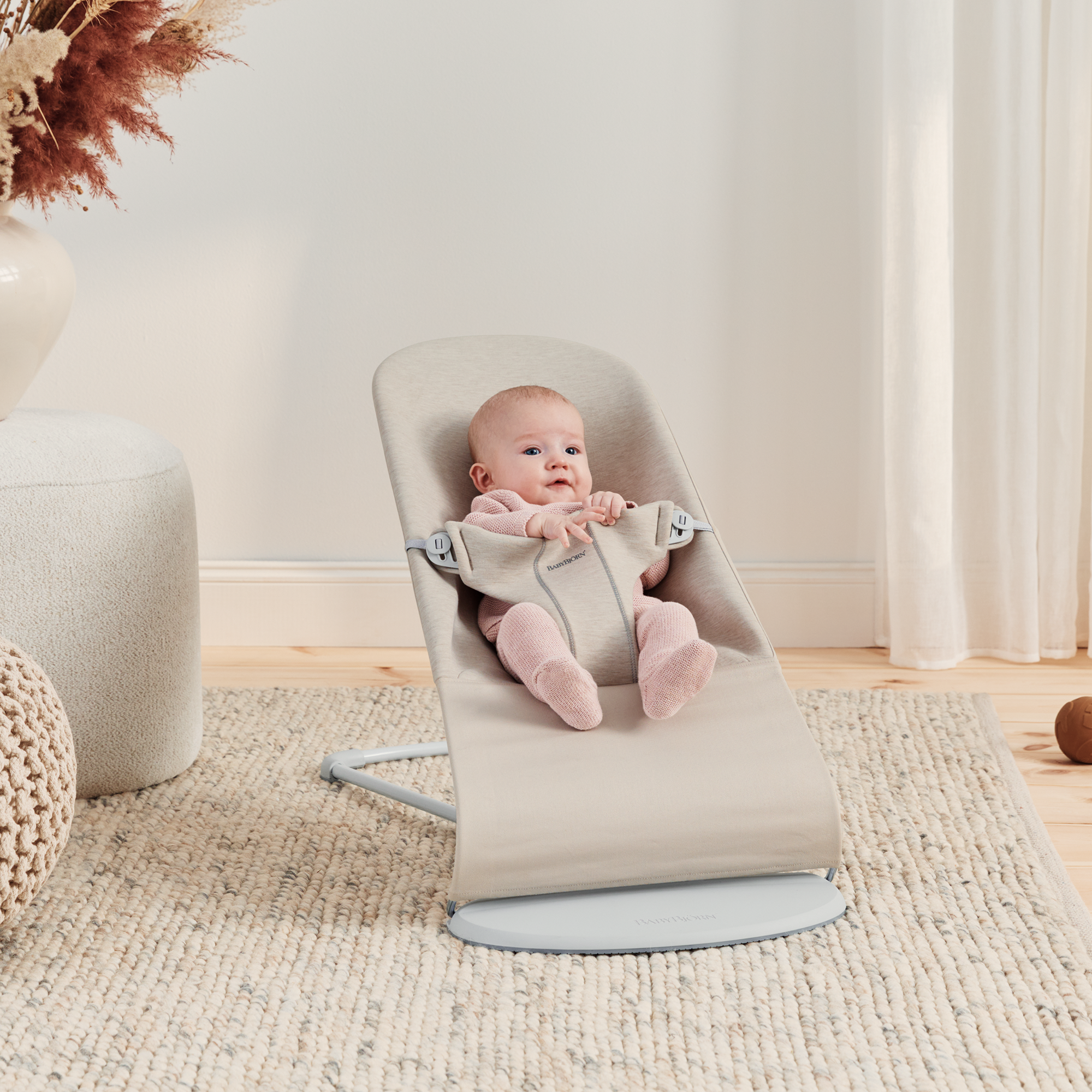 BABYBJÖRN Babywippe Bliss 3D Jersey Light Beige