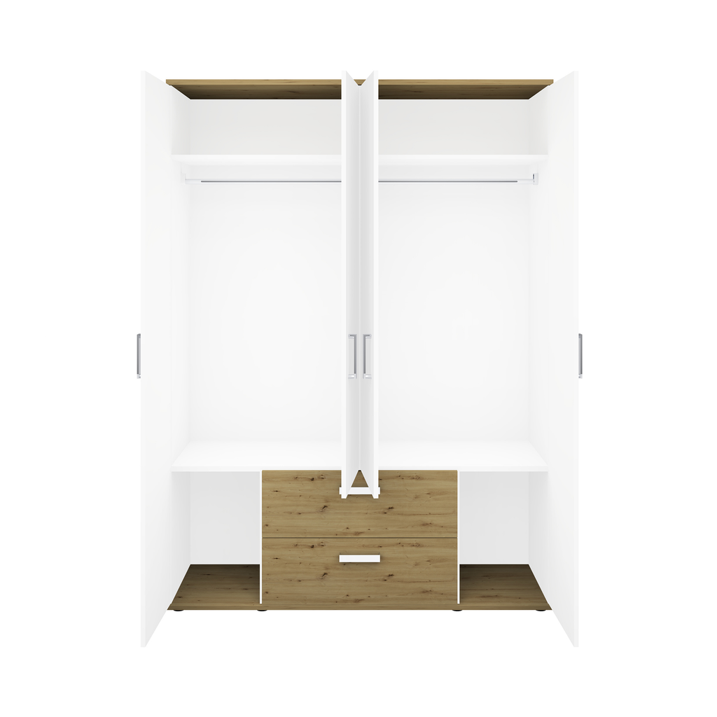 Mäusbacher 4-türiger Kleiderschrank Celina