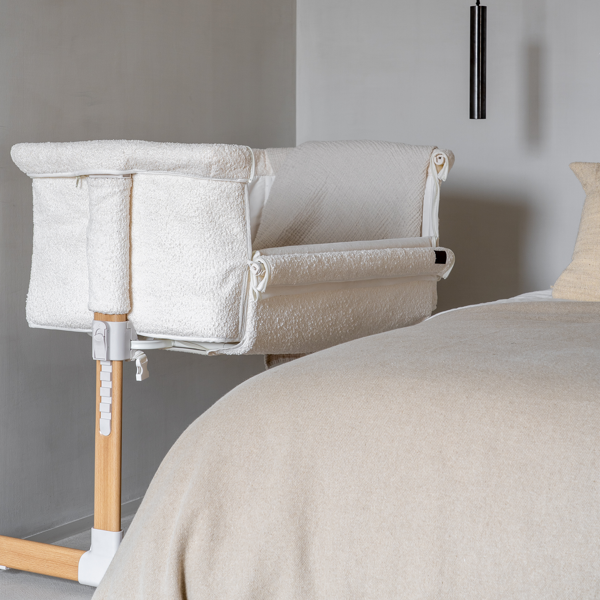 Quax Beistellbett Side by Side Cream