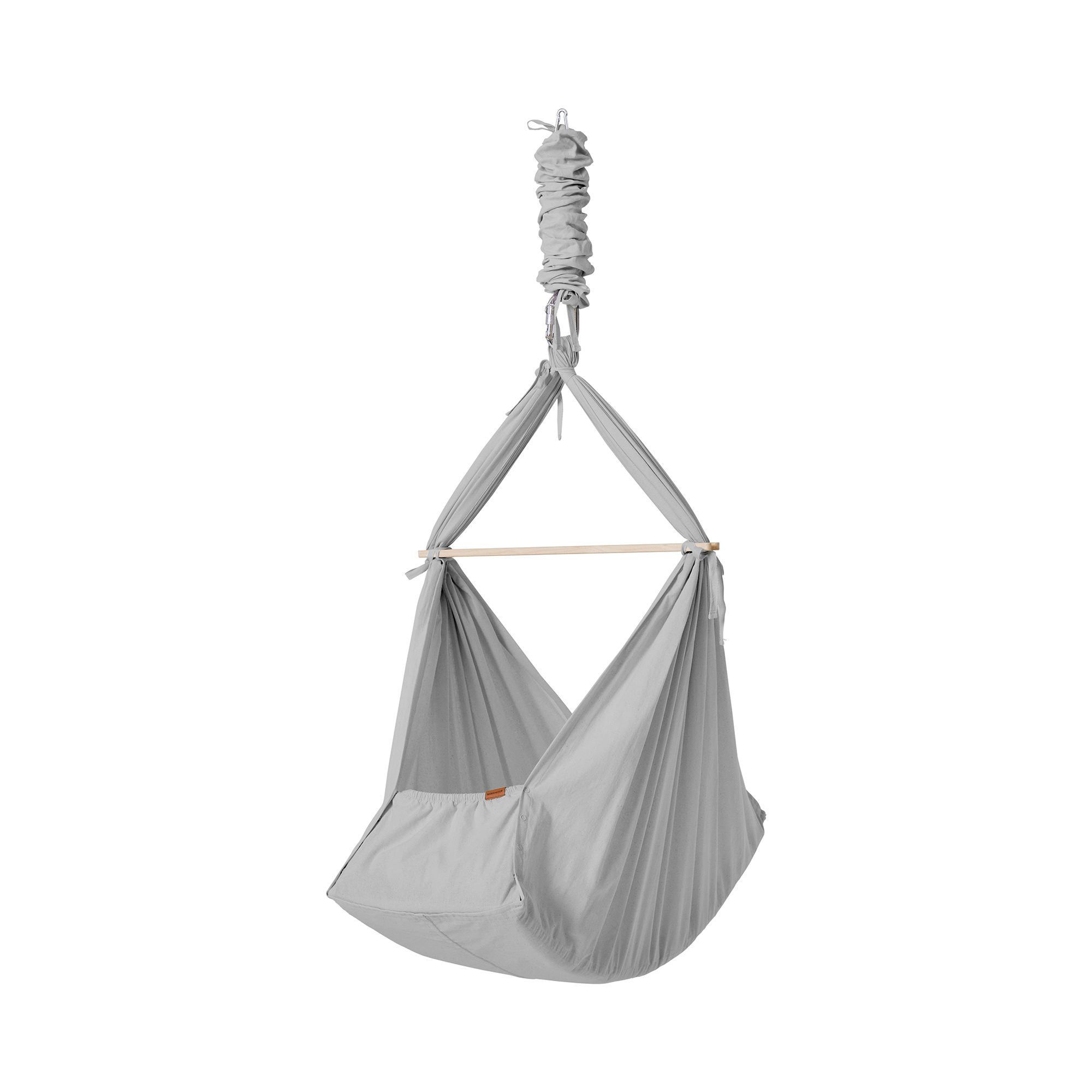 MEMBANTU Set Federwiege Basic Grey mit Ständer und Motor