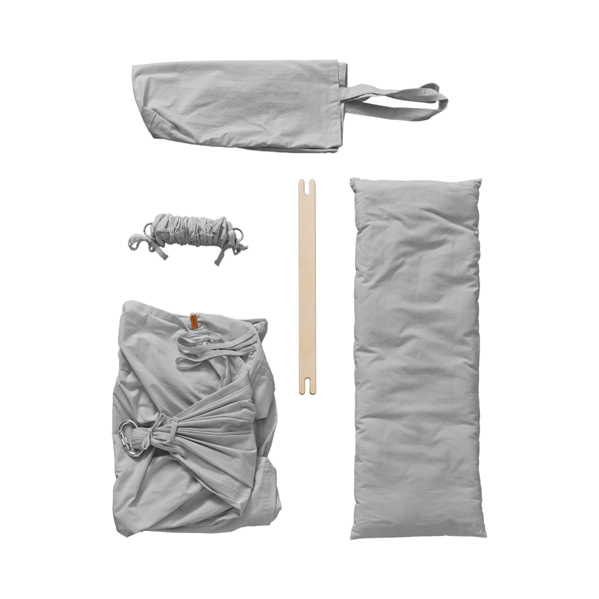 MEMBANTU Set Federwiege Basic Grey mit Ständer und Motor