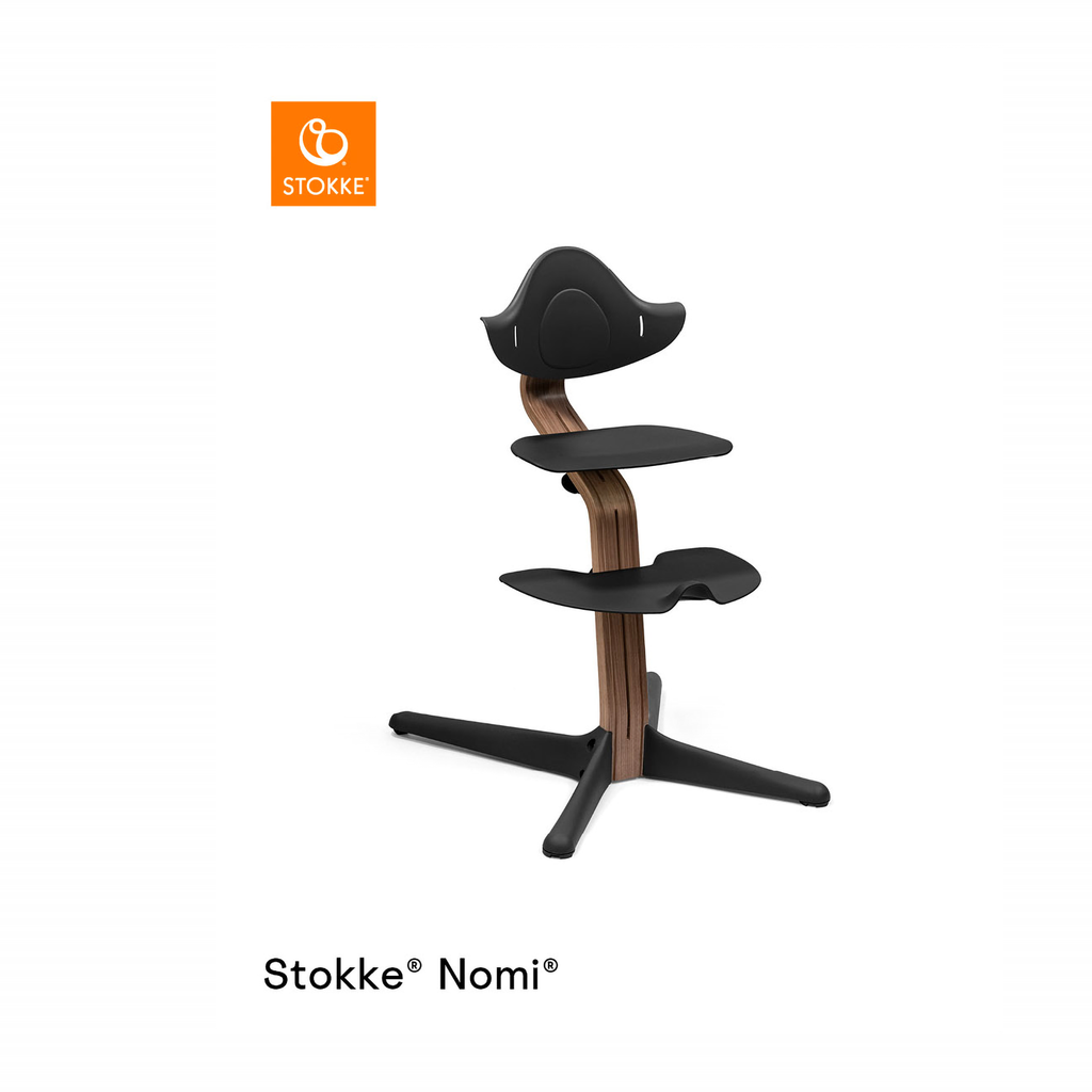 STOKKE Nomi® Hochstuhl Walnut Black
