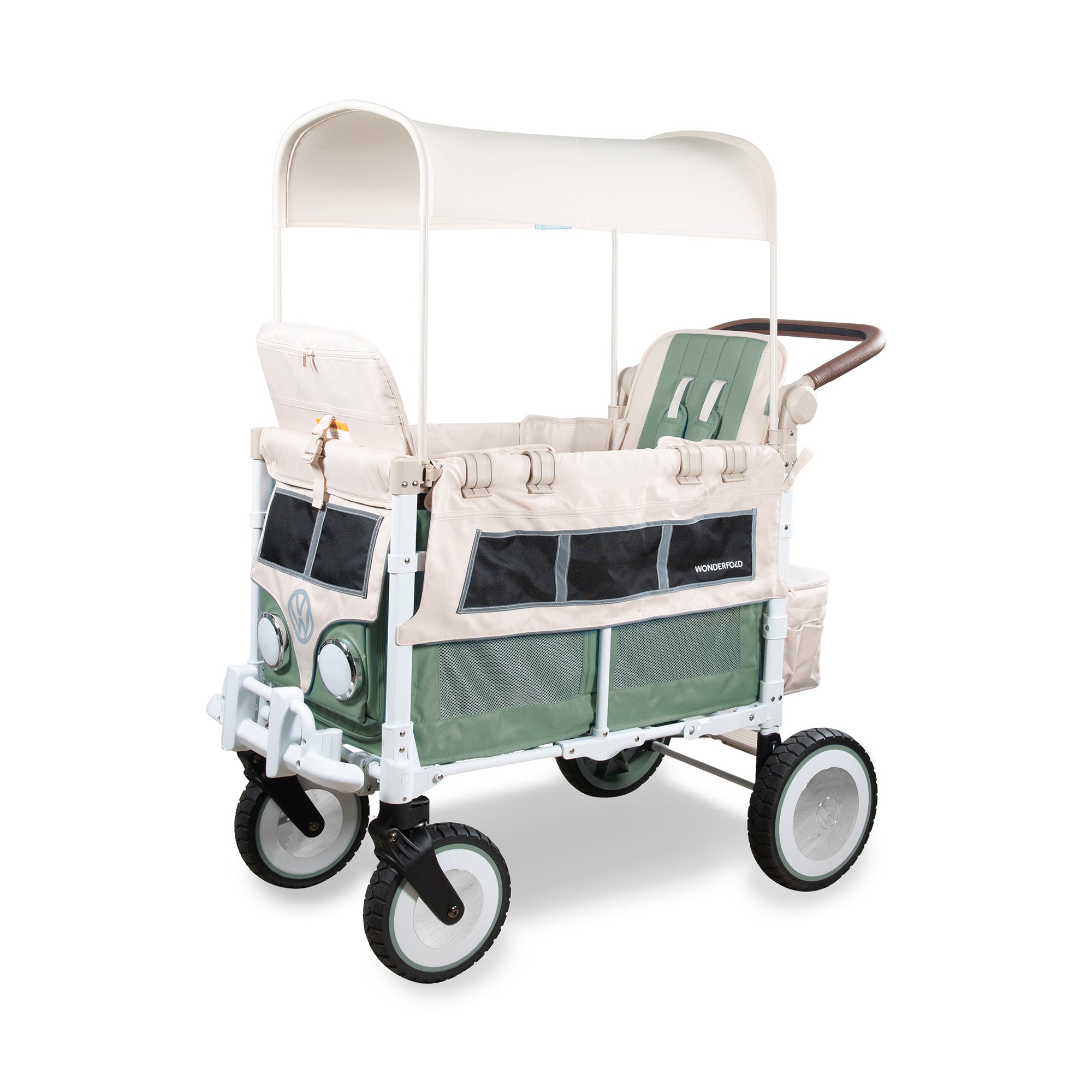 WONDERFOLD VW2 Volkswagen Kinderwagen Sage Green