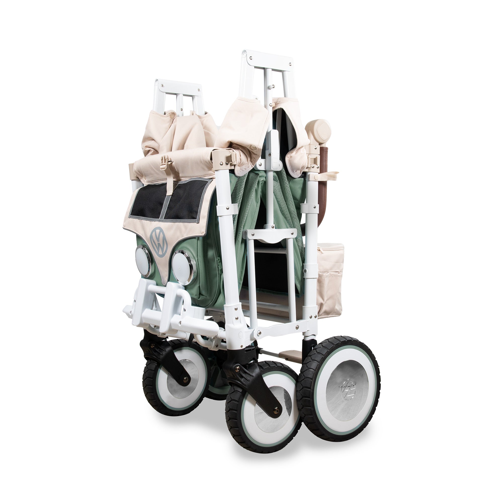 WONDERFOLD VW2 Volkswagen Kinderwagen Sage Green