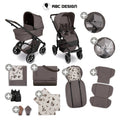 ABC DESIGN 2in1 Set Salsa 5 Air Starter Set Marron