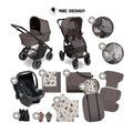 ABC DESIGN 3in1 Salsa 5 Air Starter Set Marron