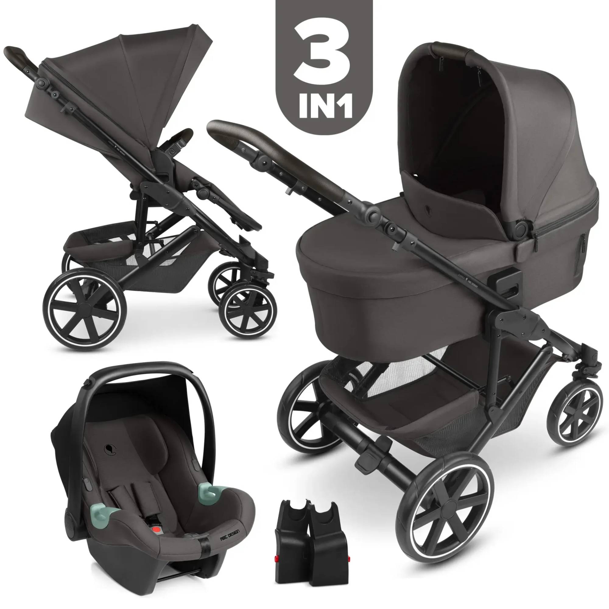 ABC DESIGN 3in1-Kinderwagen-Set Sierra