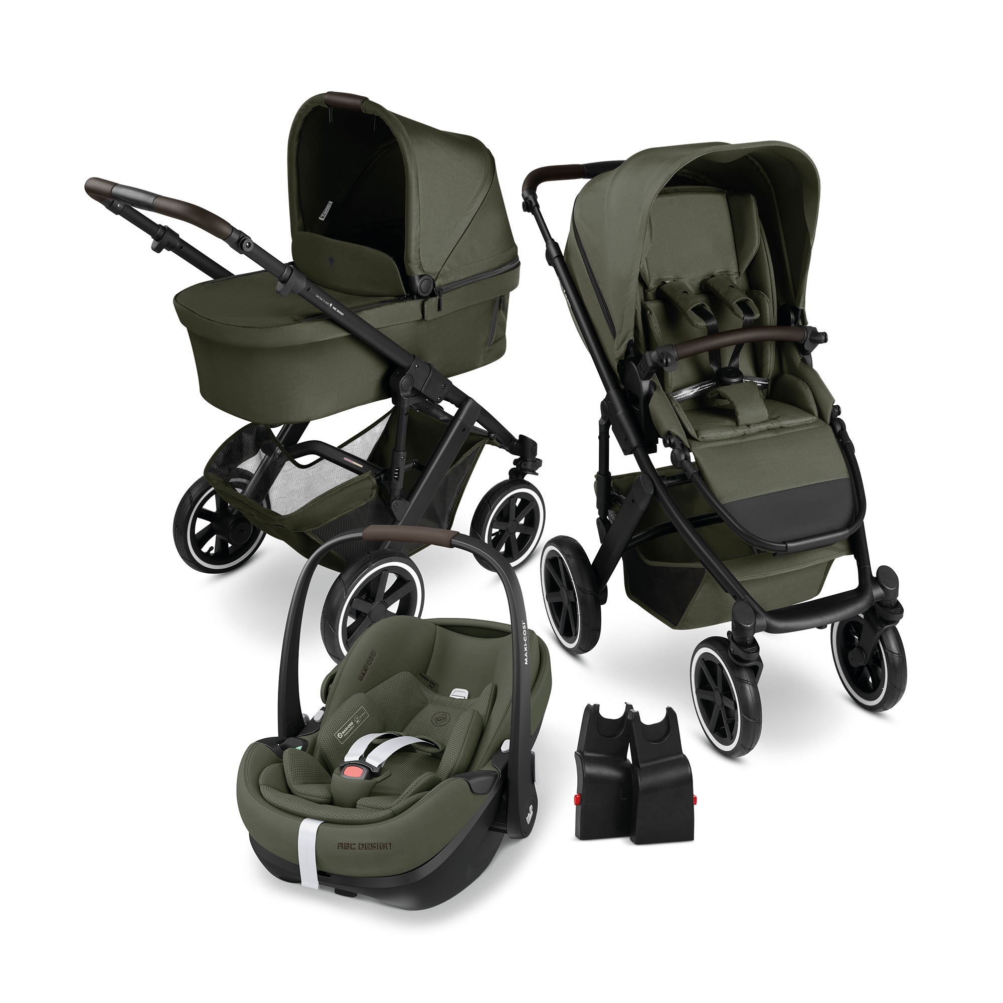 ABC DESIGN Salsa 5 Air All in One Avocado x Maxi Cosi Pebble 360 Pro² Babyschale