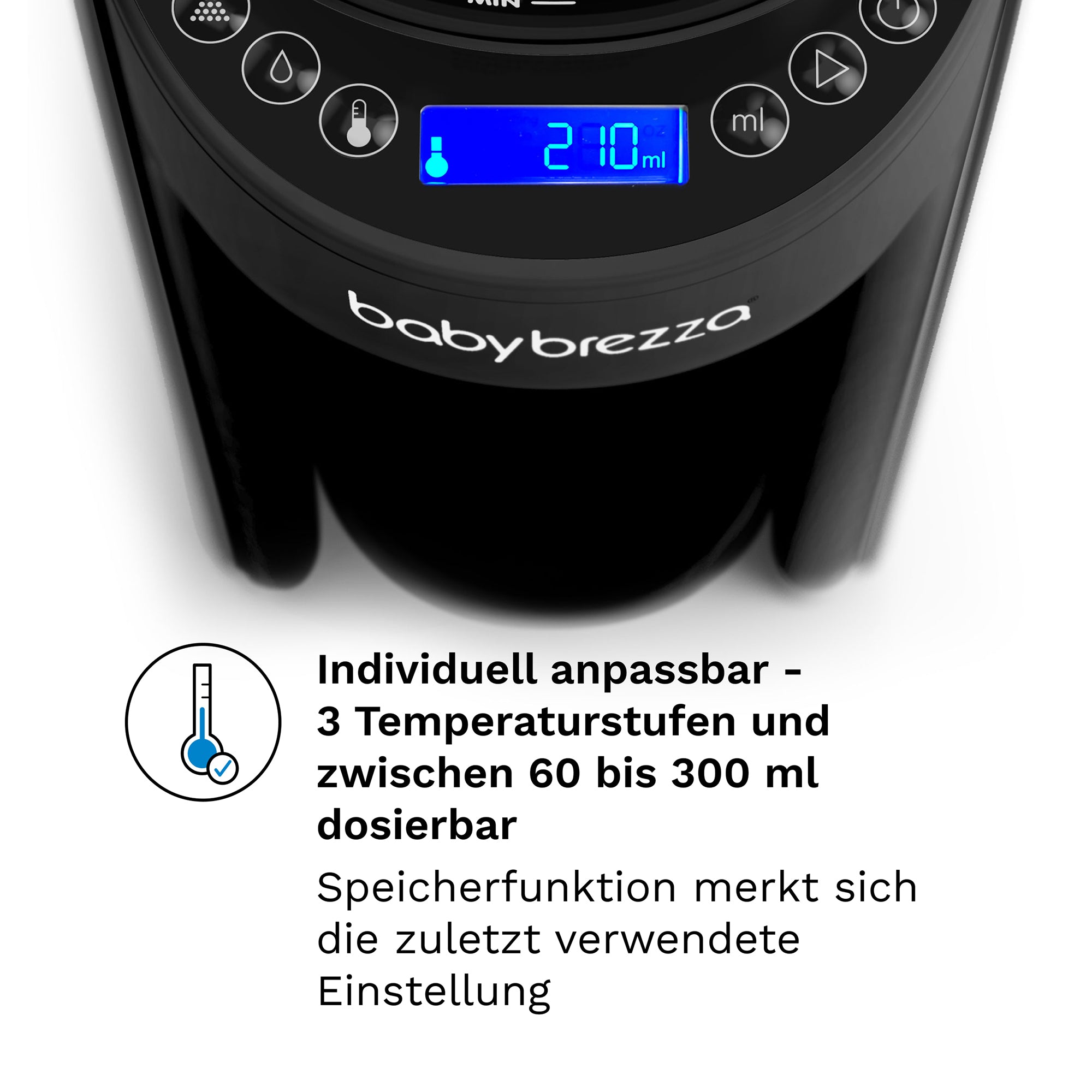 babybrezza Flaschenzubereiter Formula Pro Advanced Schwarz