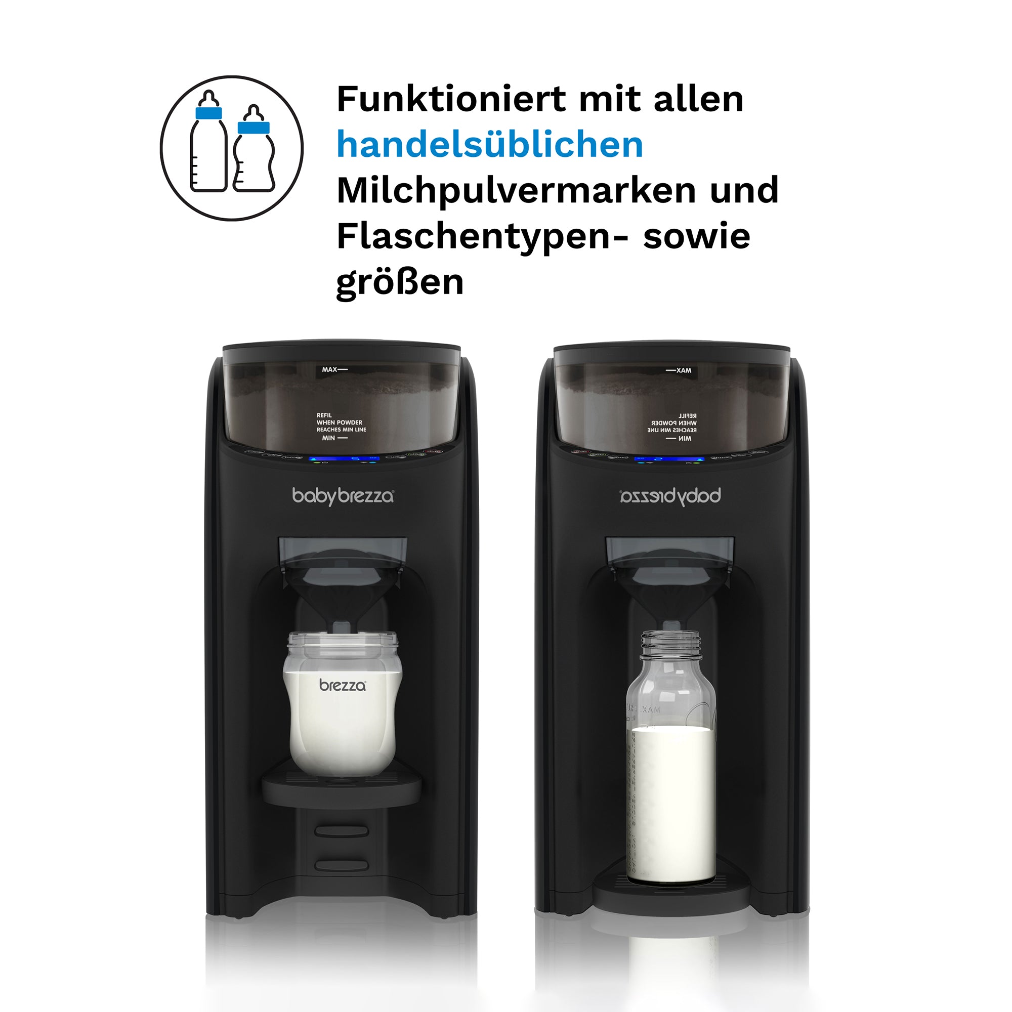 babybrezza Flaschenzubereiter Formula Pro Advanced Schwarz