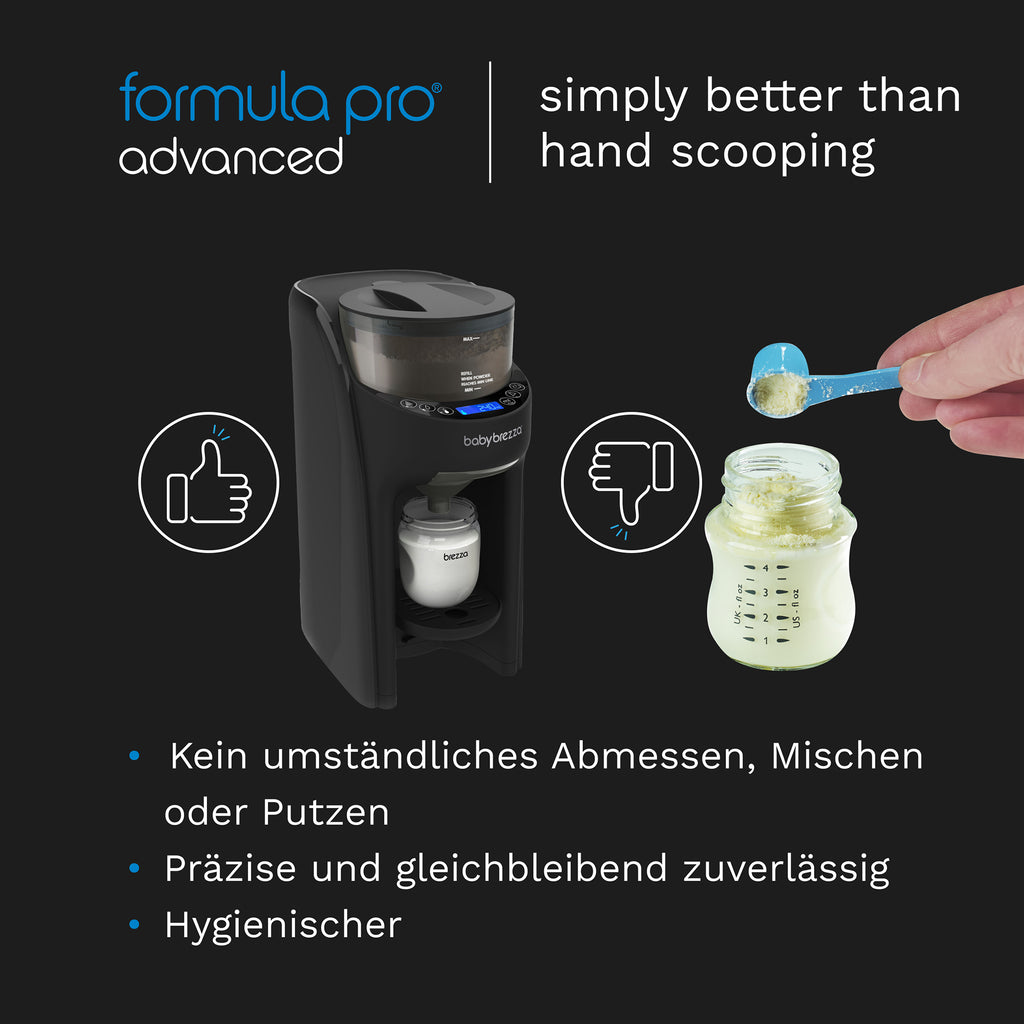 babybrezza Flaschenzubereiter Formula Pro Advanced Schwarz