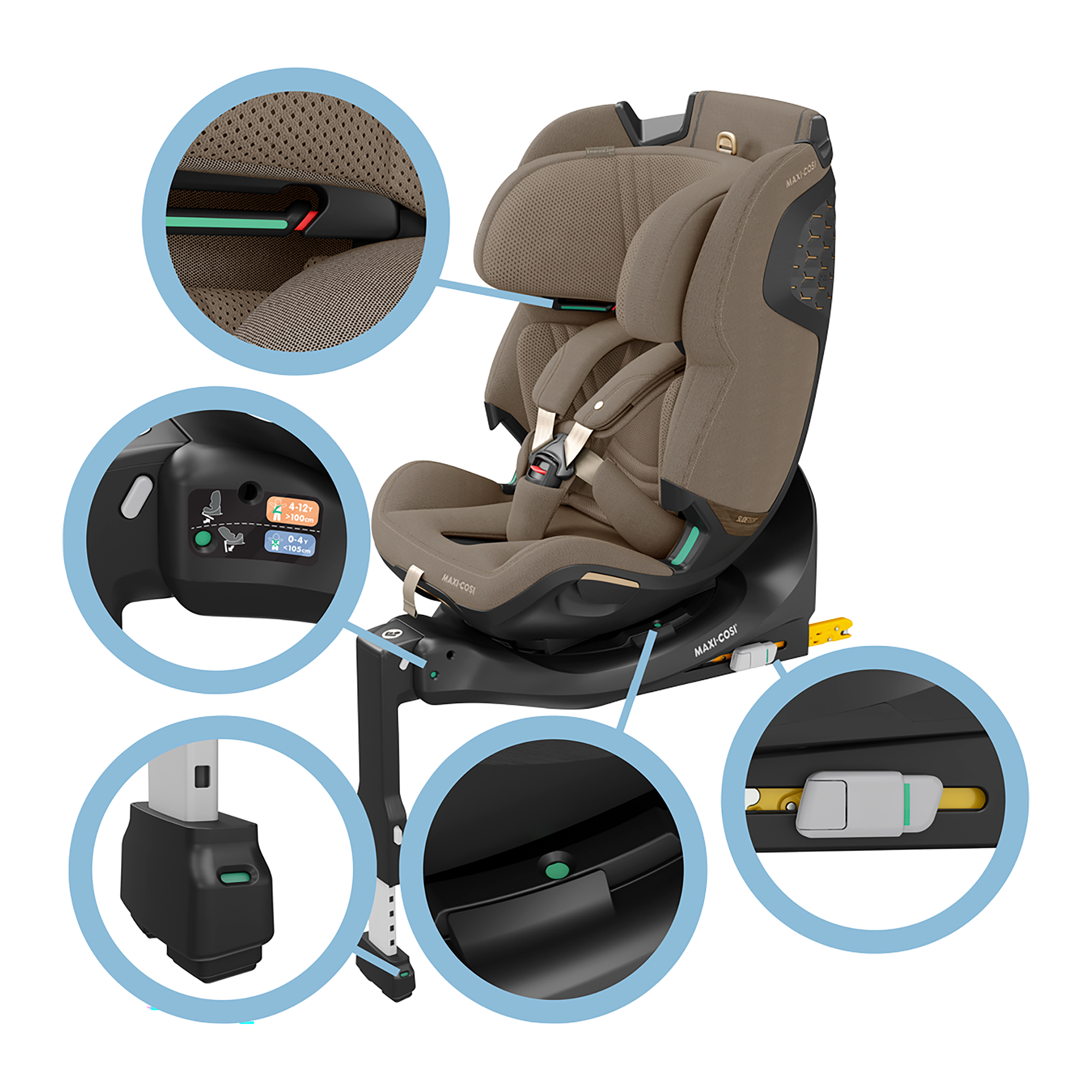 MAXI-COSI Premium Emerald 360 Pro Authentic
