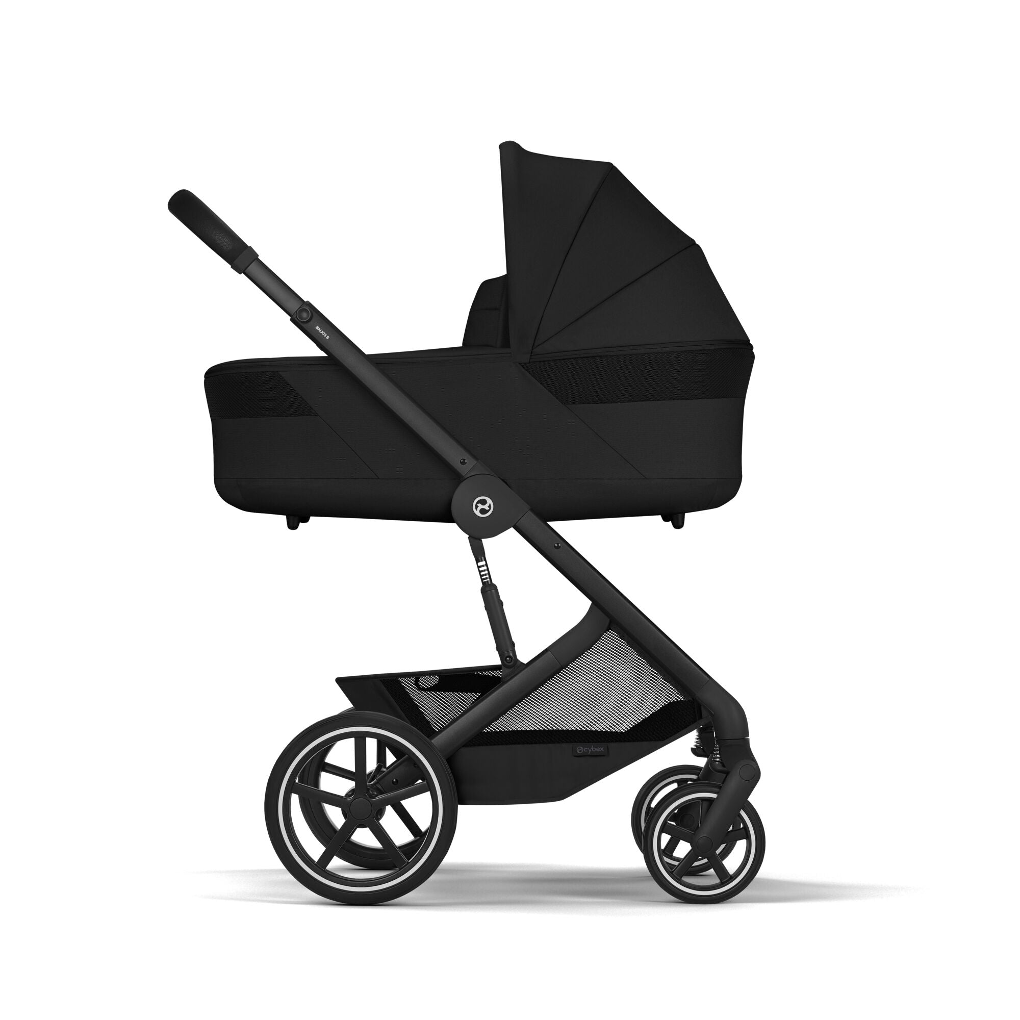 cybex Balios S Lux & Wanne Moon Black mit Rahmen in Black 26