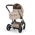 cybex Balios S Lux & Wanne Almond Beige mit Rahmen in Taupe 26
